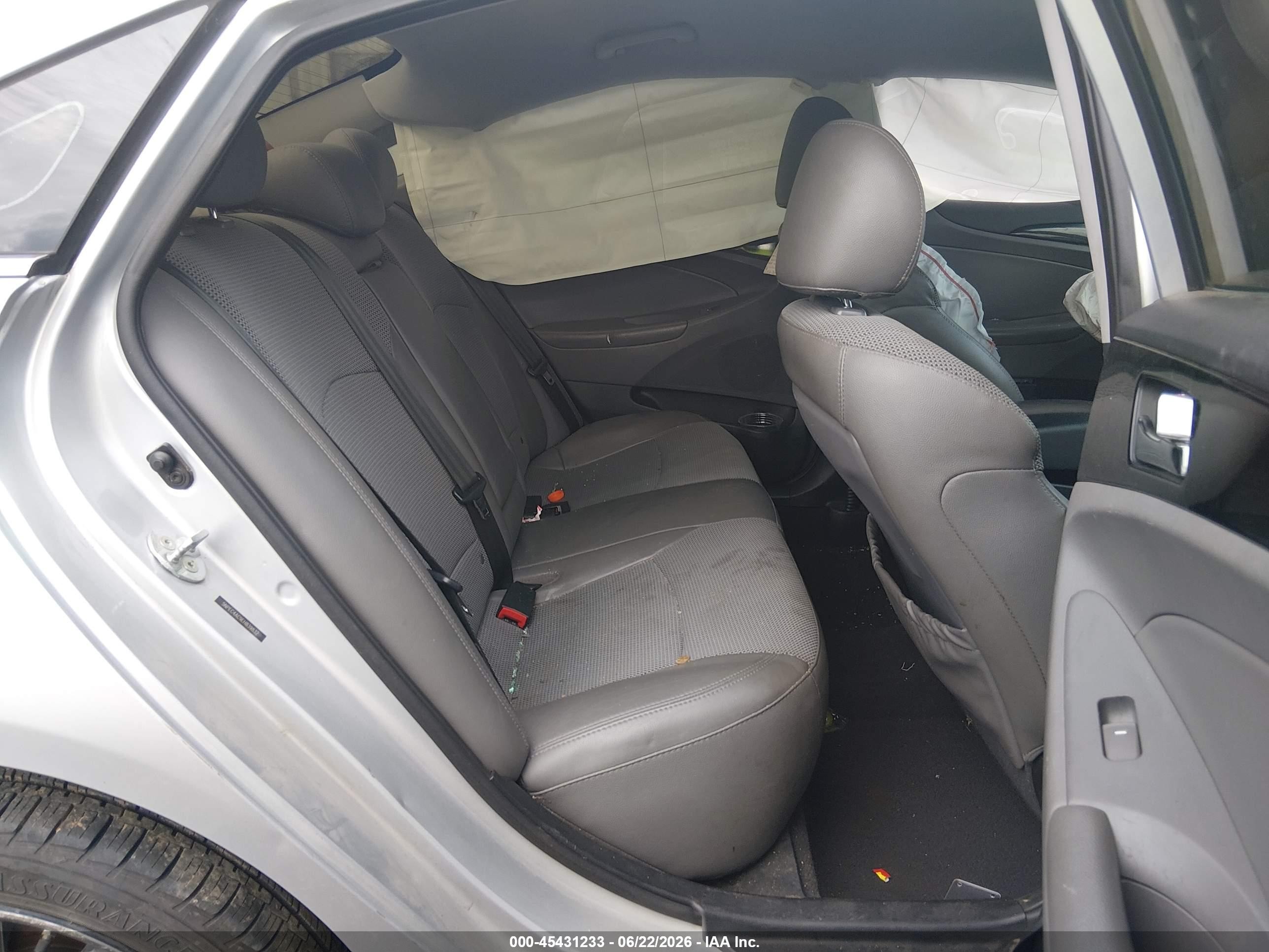 2014 Hyundai Sonata Se Silver vin: 5NPEC4AC9EH839832
