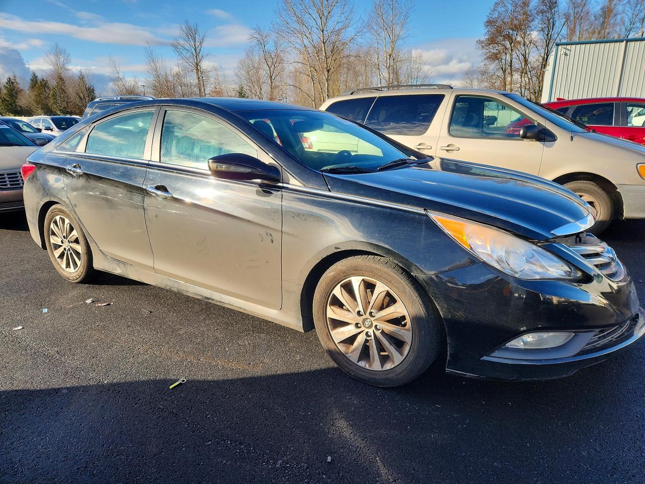 2014 Hyundai Sonata Se Black vin: 5NPEC4AC9EH841306