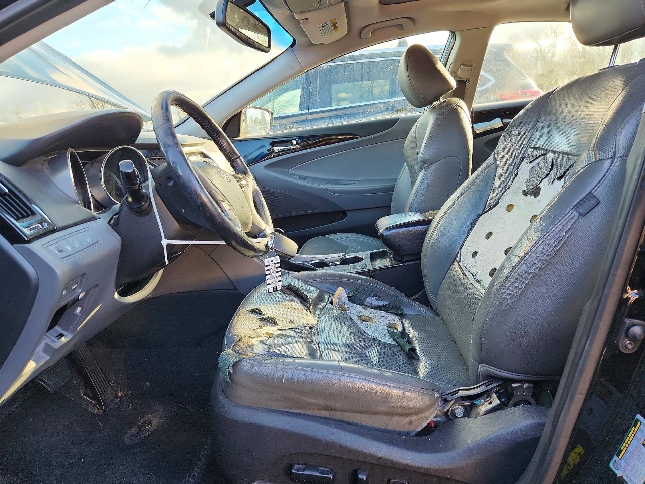 2014 Hyundai Sonata Se Black vin: 5NPEC4AC9EH841306