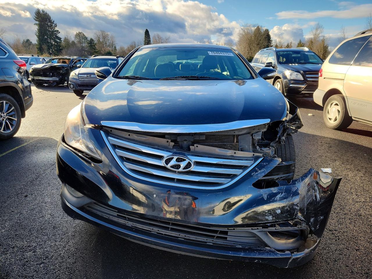 2014 Hyundai Sonata Se Black vin: 5NPEC4AC9EH841306