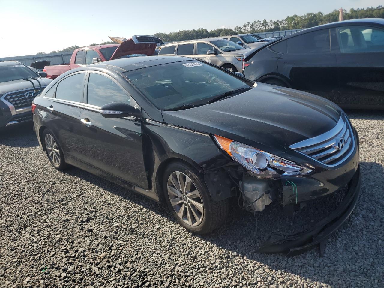 2014 Hyundai Sonata Limited Black vin: 5NPEC4AC9EH851267