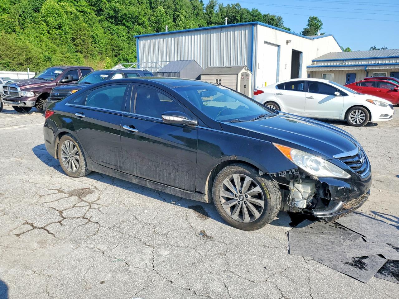 2014 Hyundai Sonata Limited Black vin: 5NPEC4AC9EH874189