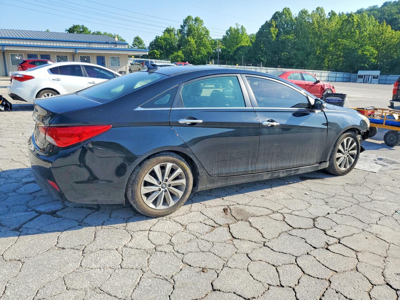 2014 Hyundai Sonata Limited Black vin: 5NPEC4AC9EH874189