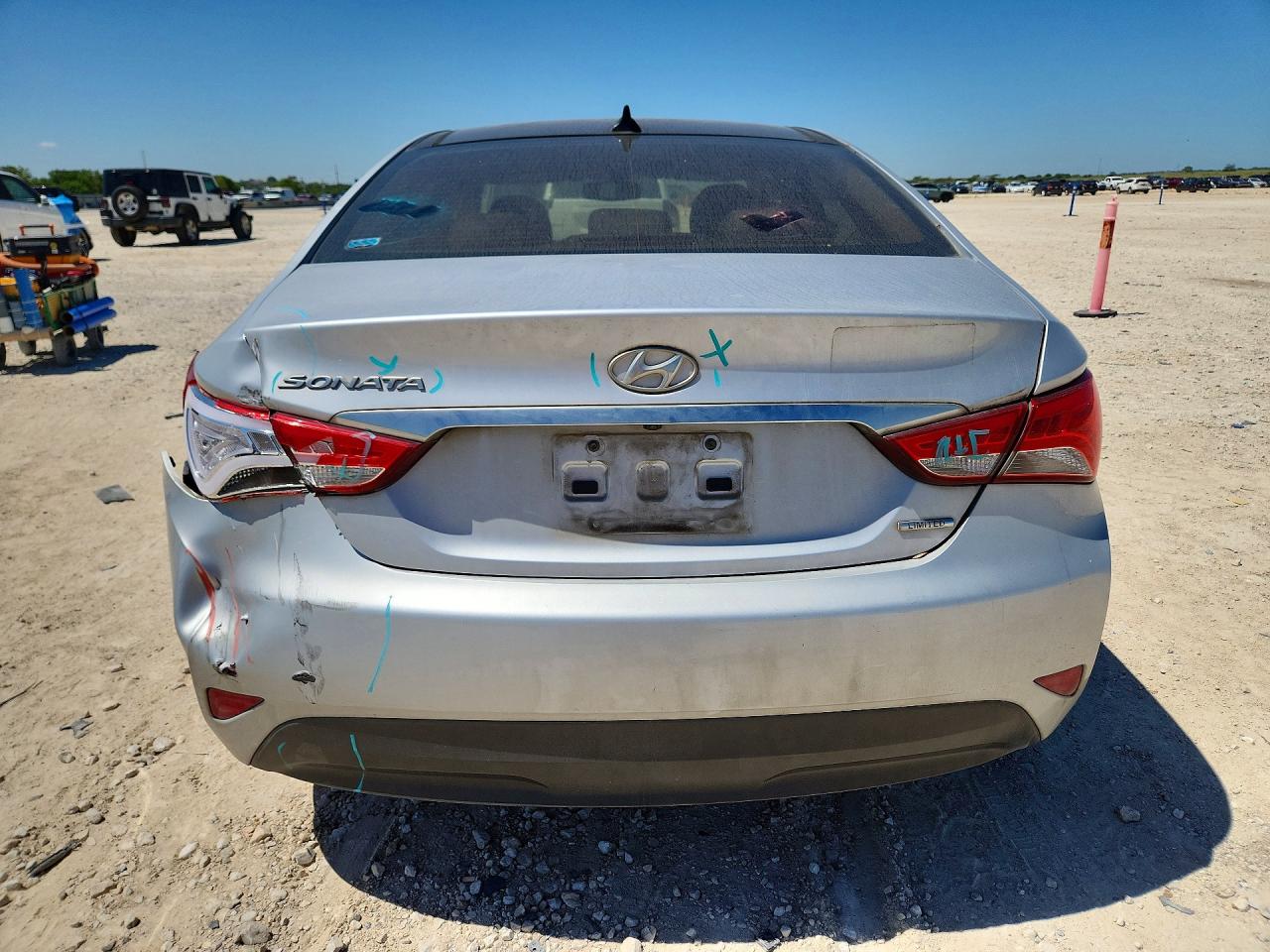 2014 Hyundai Sonata Limited Silver vin: 5NPEC4AC9EH881305
