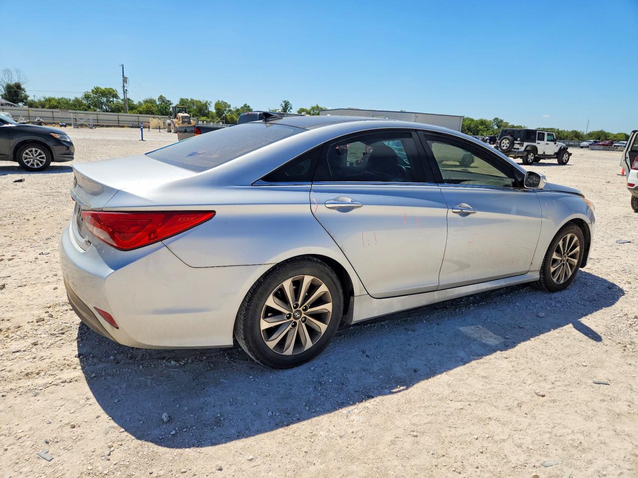 2014 Hyundai Sonata Limited Silver vin: 5NPEC4AC9EH881305