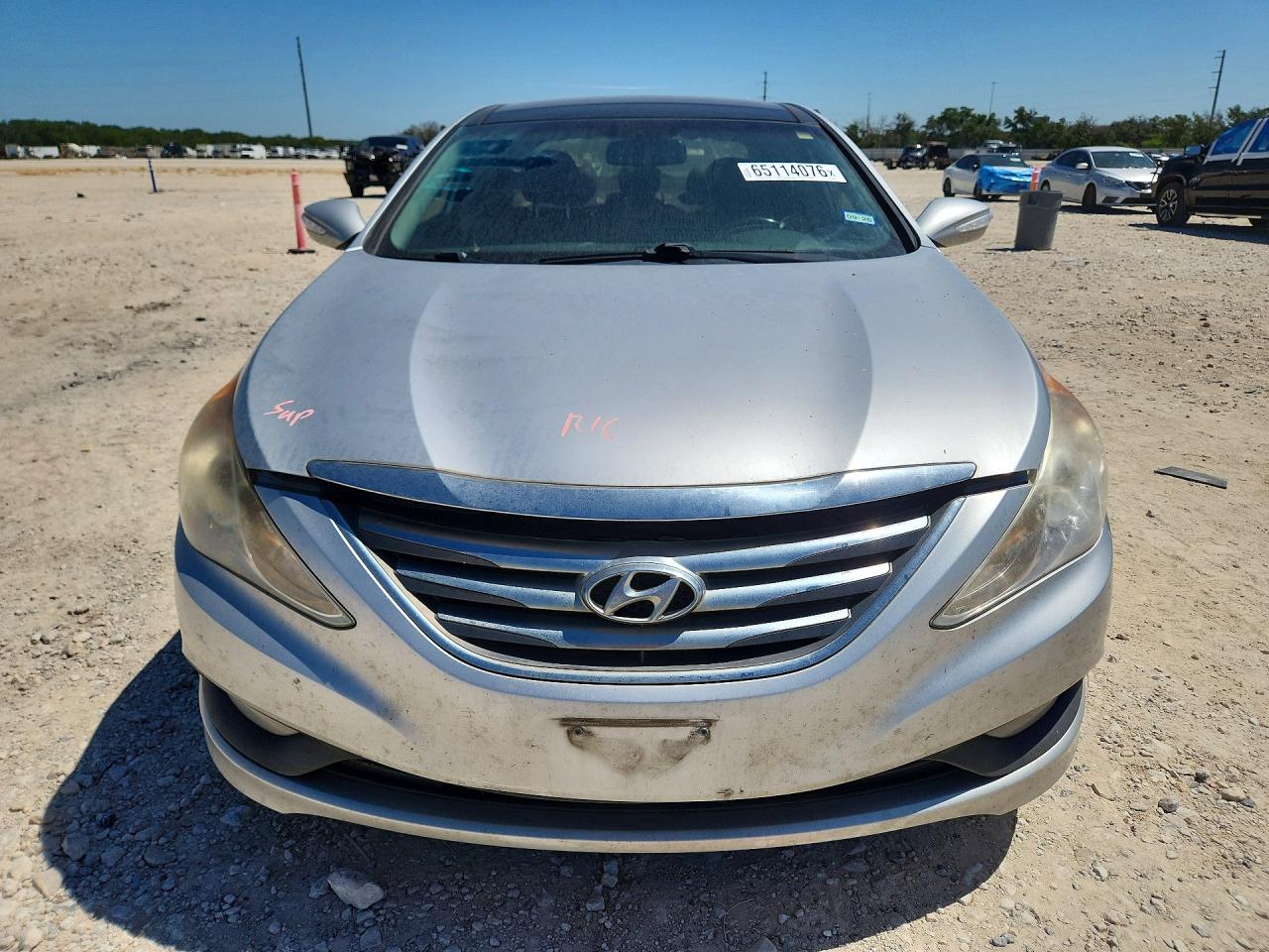 2014 Hyundai Sonata Limited Silver vin: 5NPEC4AC9EH881305