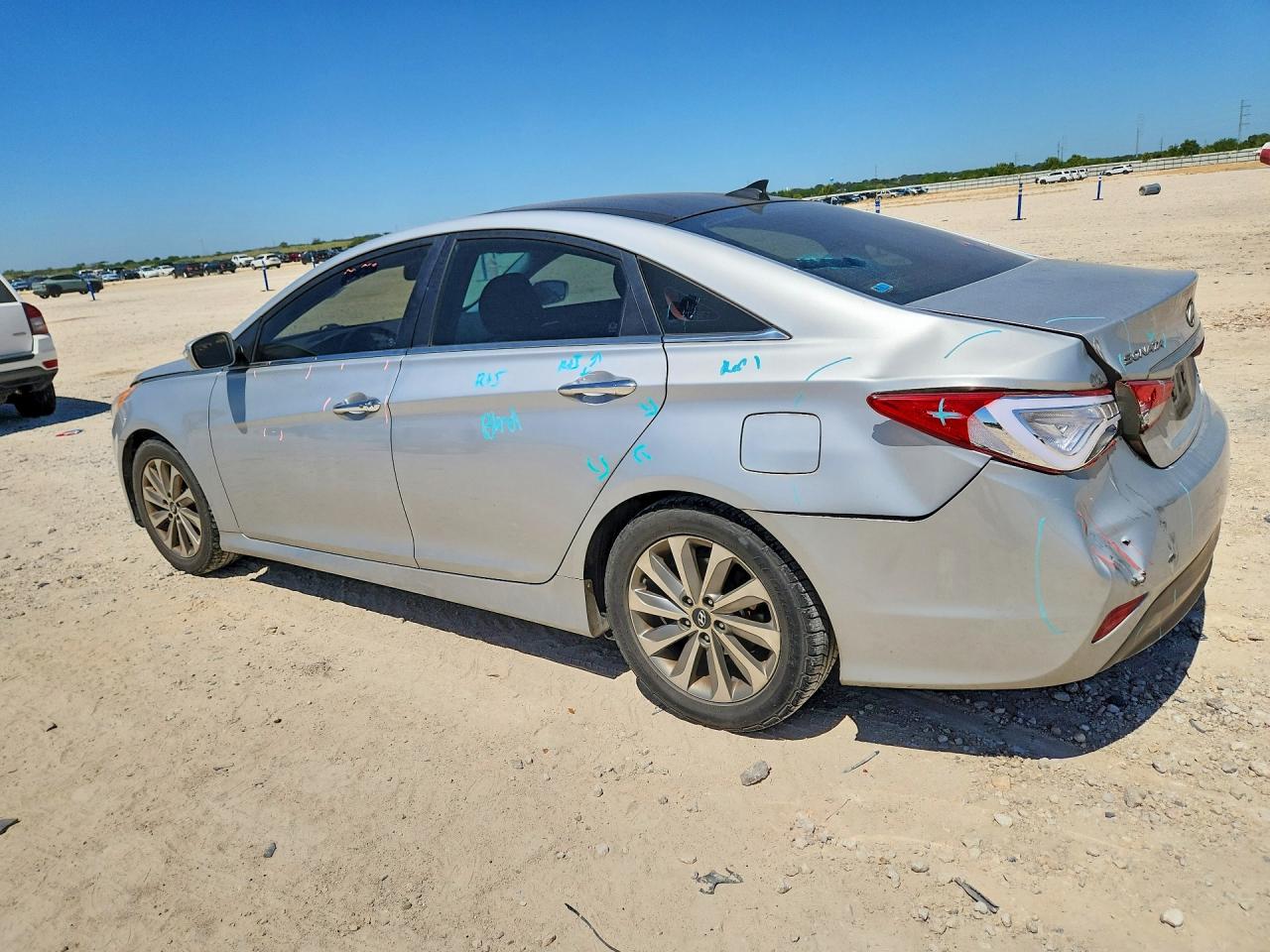 2014 Hyundai Sonata Limited Silver vin: 5NPEC4AC9EH881305