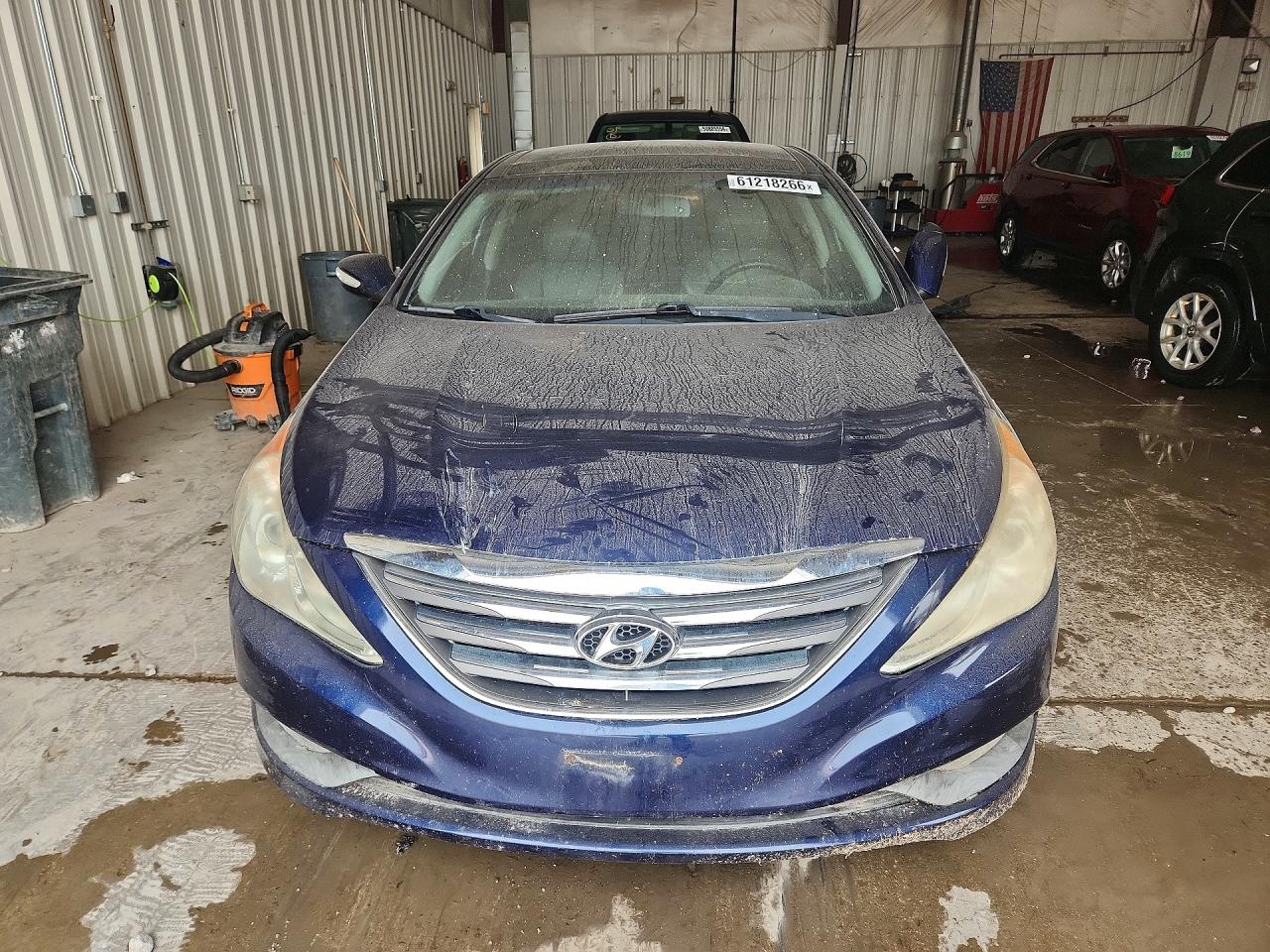 2014 Hyundai Sonata Limited Blue vin: 5NPEC4AC9EH914349