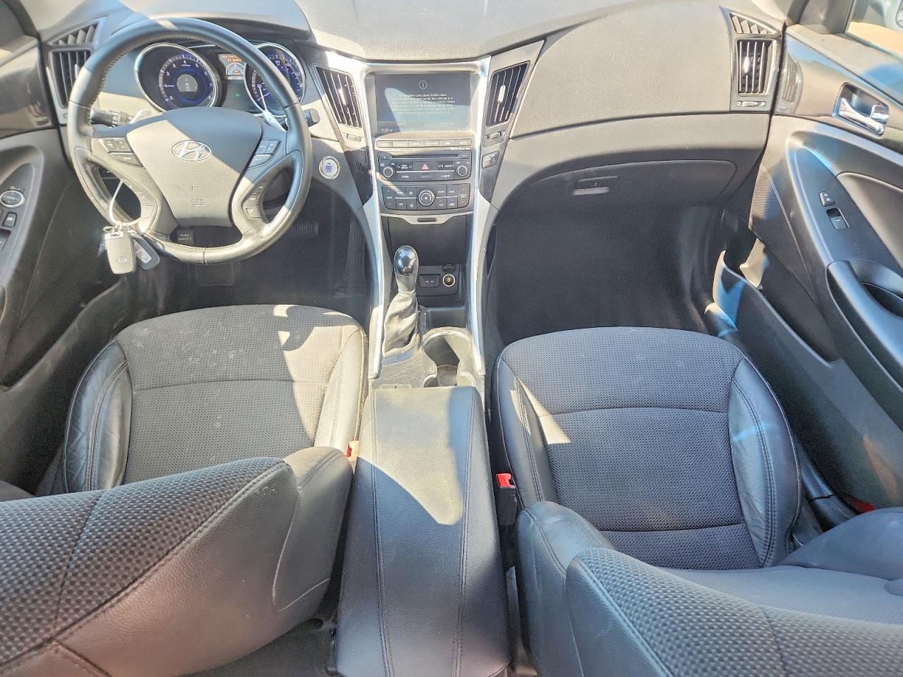 2014 Hyundai Sonata Se White vin: 5NPEC4AC9EH932396