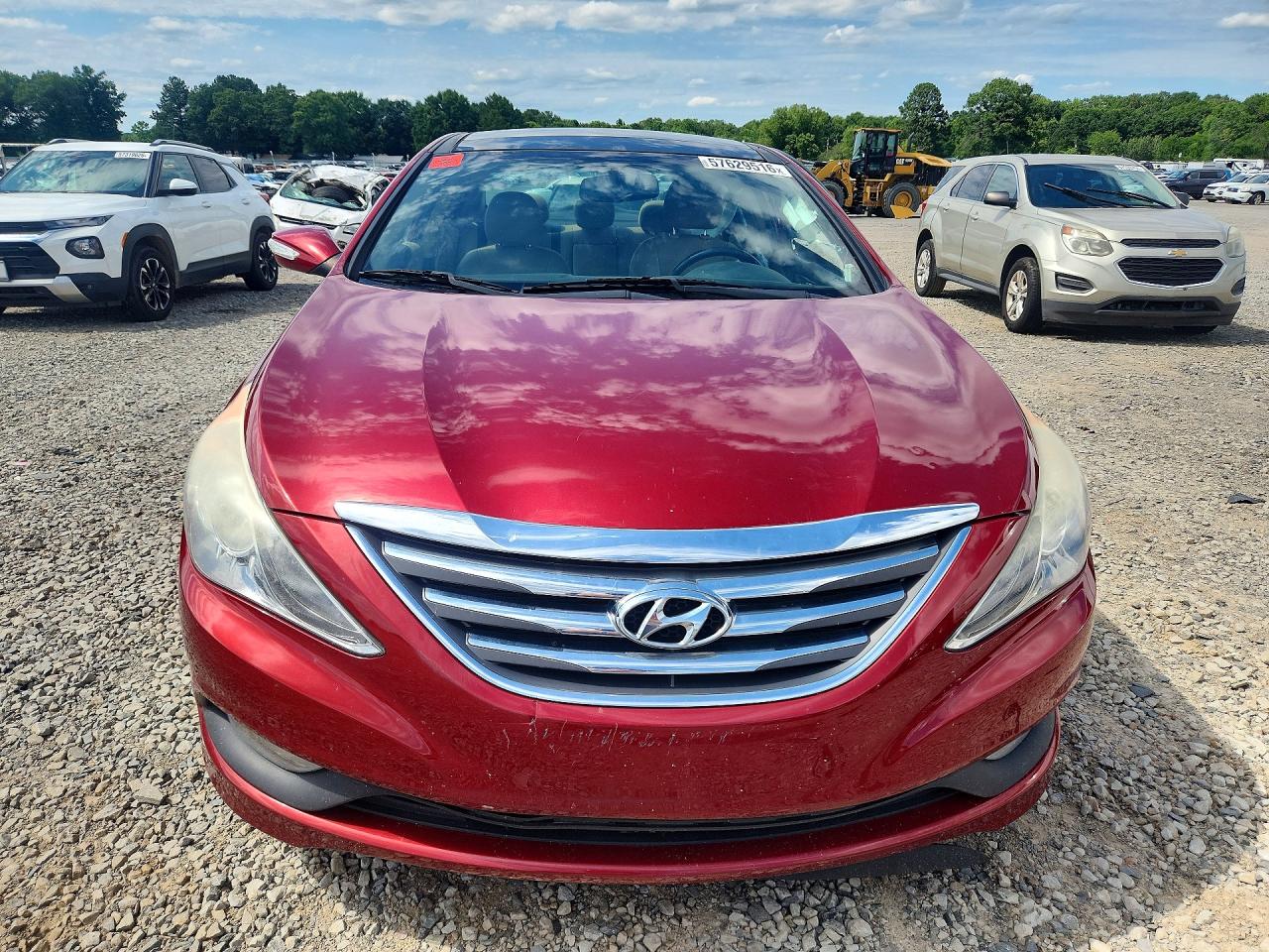 2014 Hyundai Sonata Limited Red vin: 5NPEC4AC9EH944290