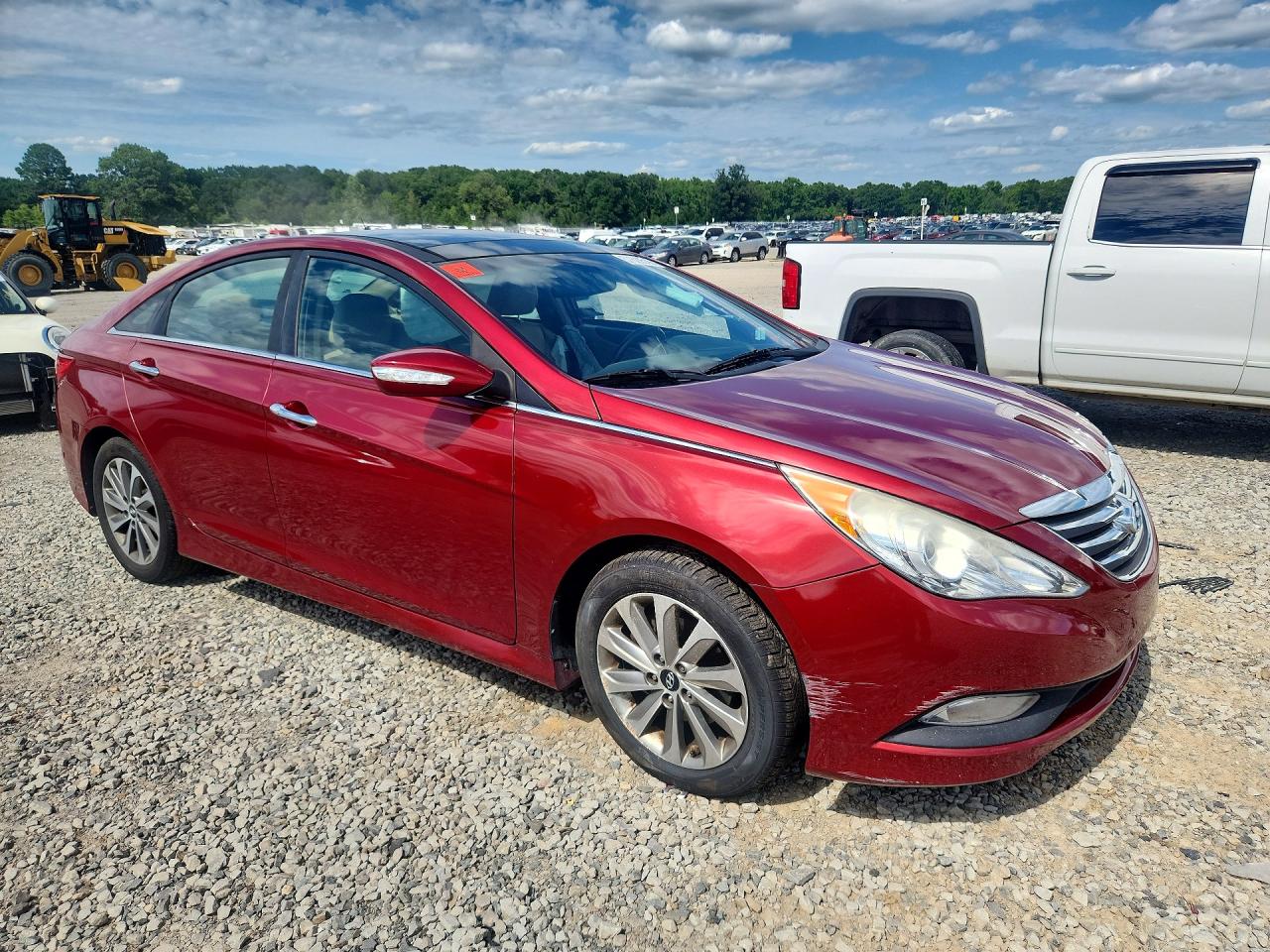 2014 Hyundai Sonata Limited Red vin: 5NPEC4AC9EH944290