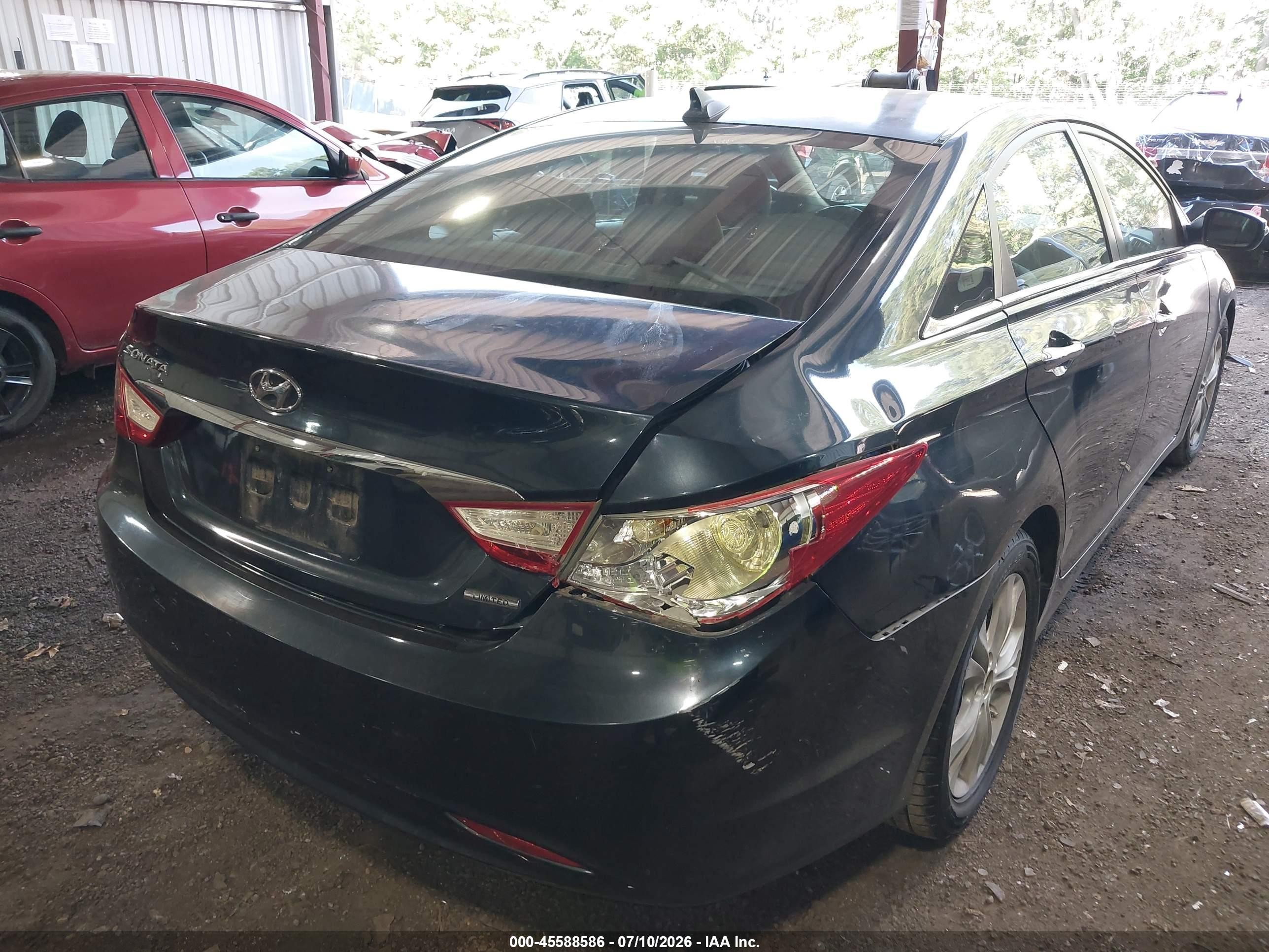 2011 Hyundai Sonata Limited Dark Blue vin: 5NPEC4ACXBH002745