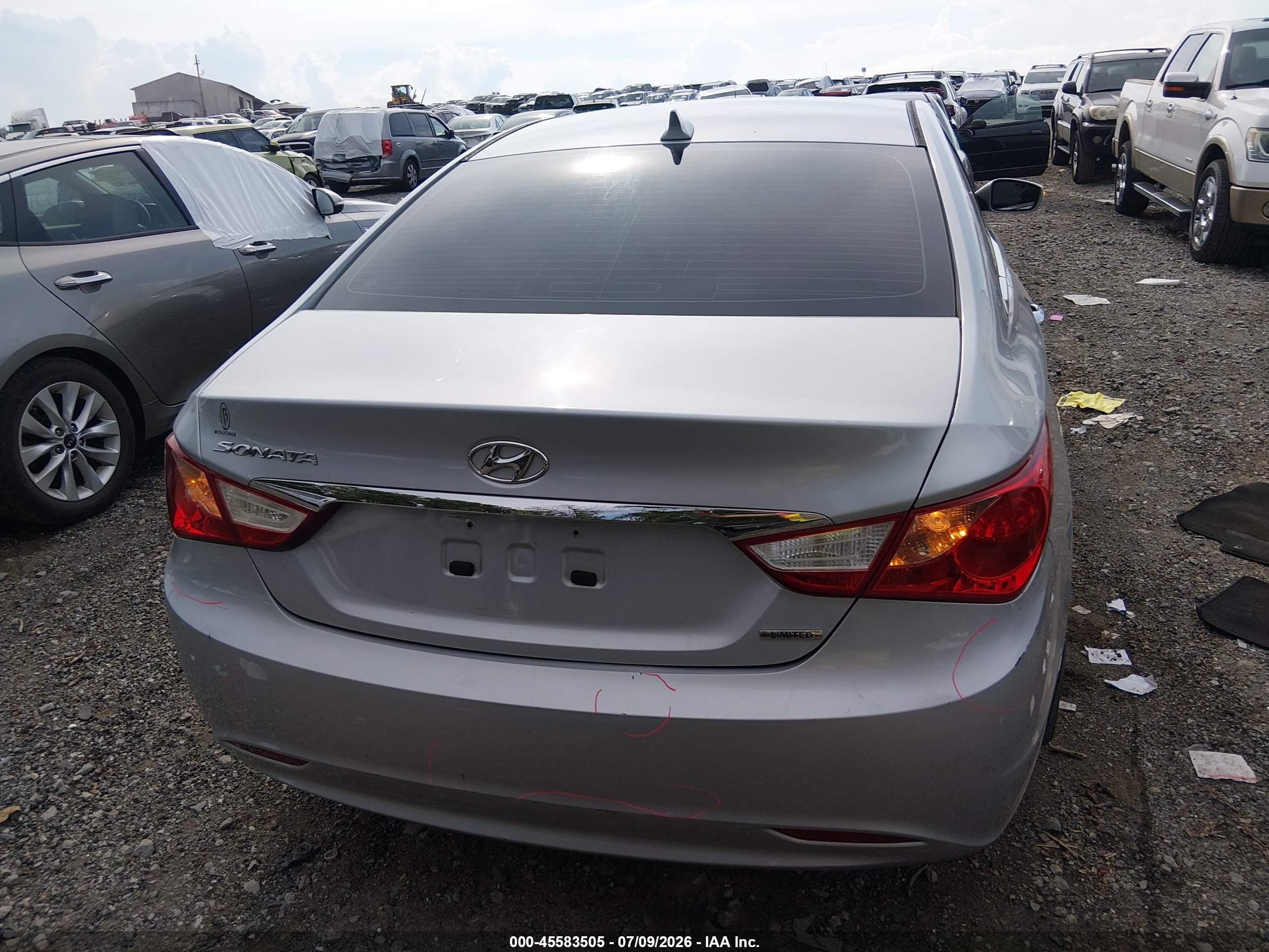 2011 Hyundai Sonata Limited Black vin: 5NPEC4ACXBH011073