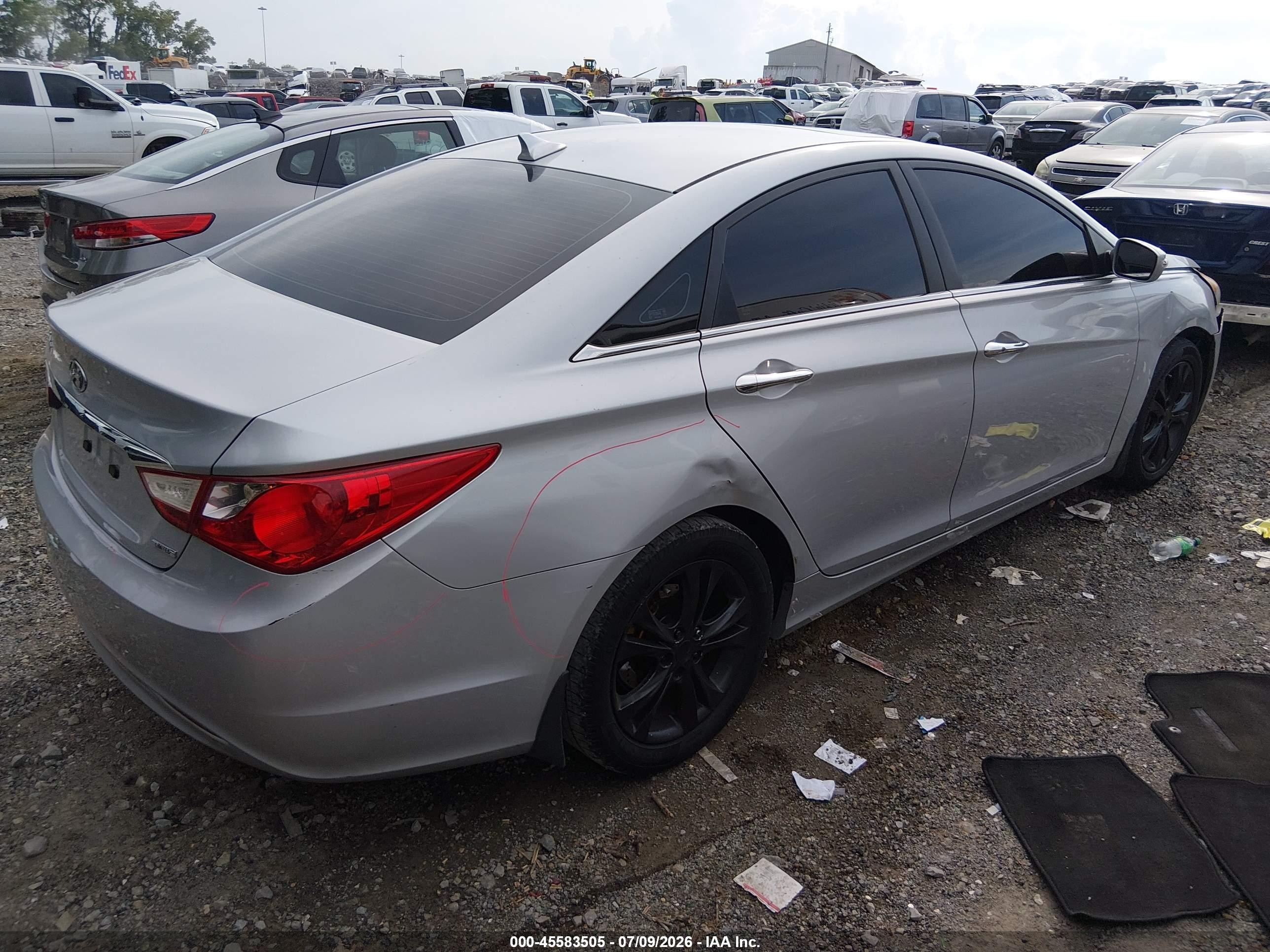 2011 Hyundai Sonata Limited Black vin: 5NPEC4ACXBH011073