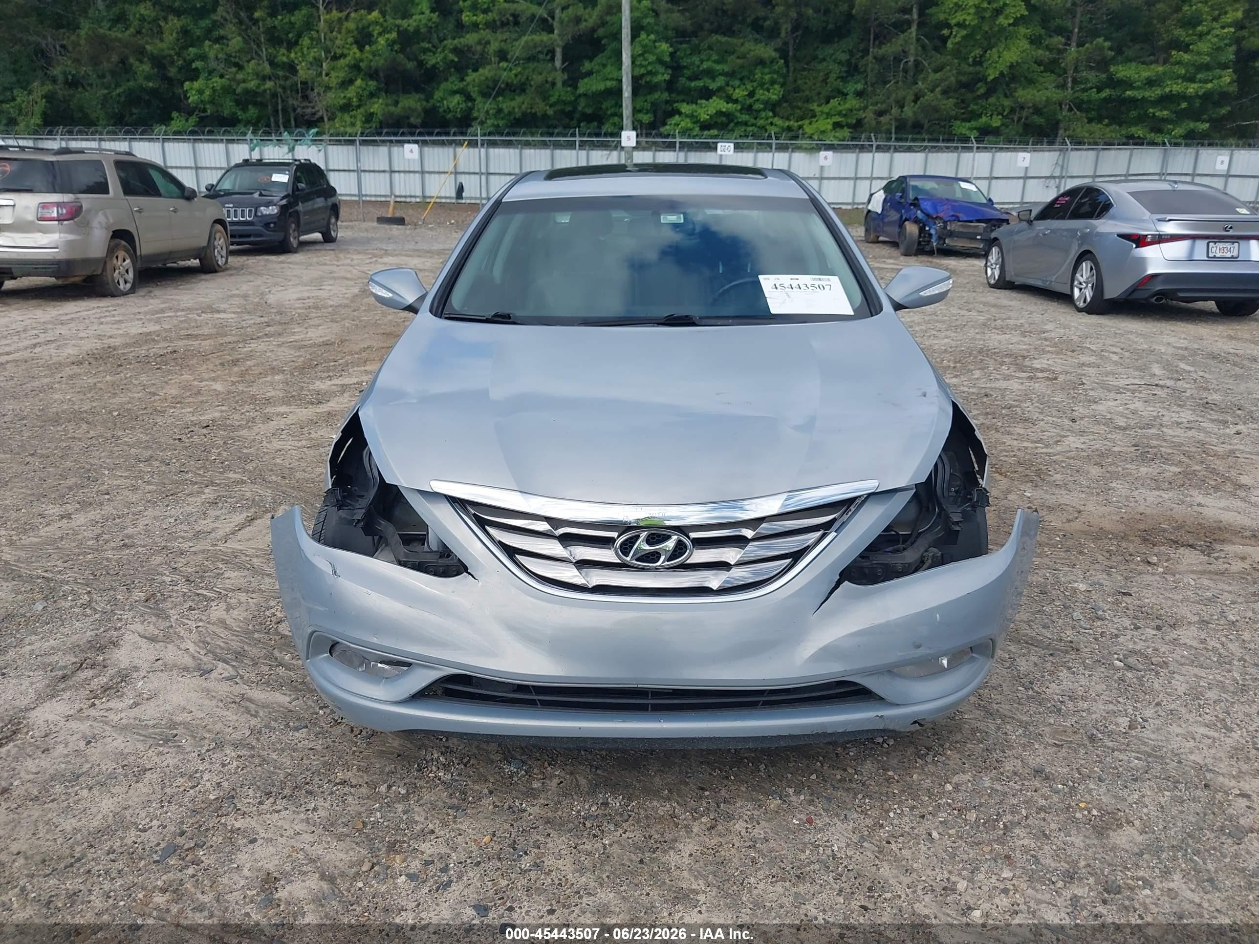 2011 Hyundai Sonata Limited Light Blue vin: 5NPEC4ACXBH022395