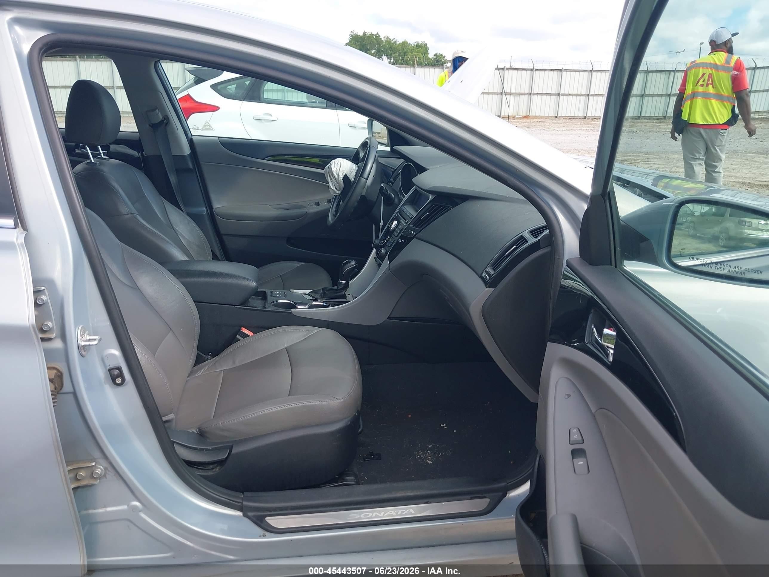 2011 Hyundai Sonata Limited Light Blue vin: 5NPEC4ACXBH022395
