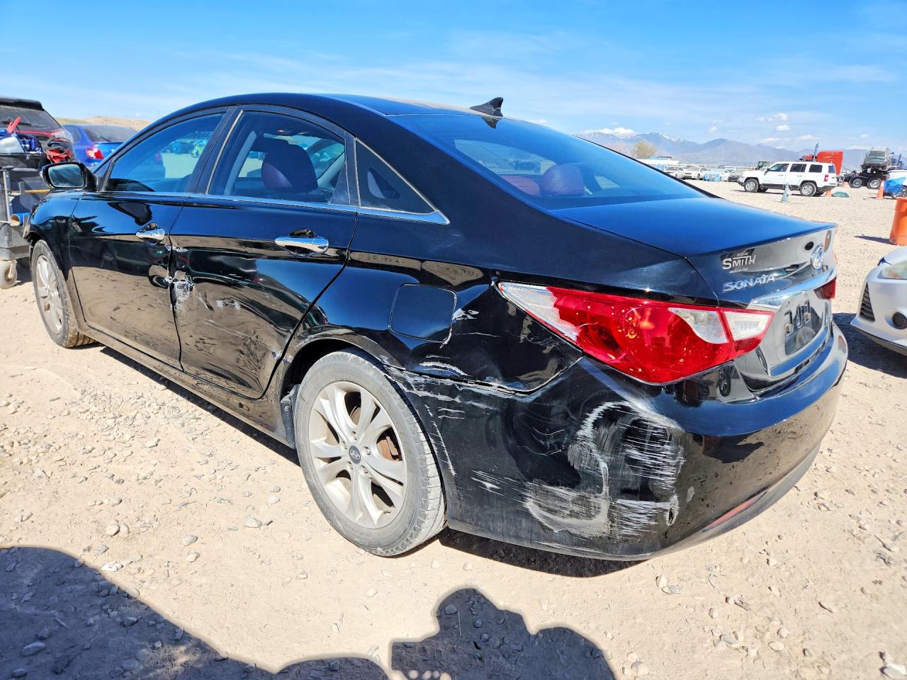 2011 Hyundai Sonata Limited Black vin: 5NPEC4ACXBH036748