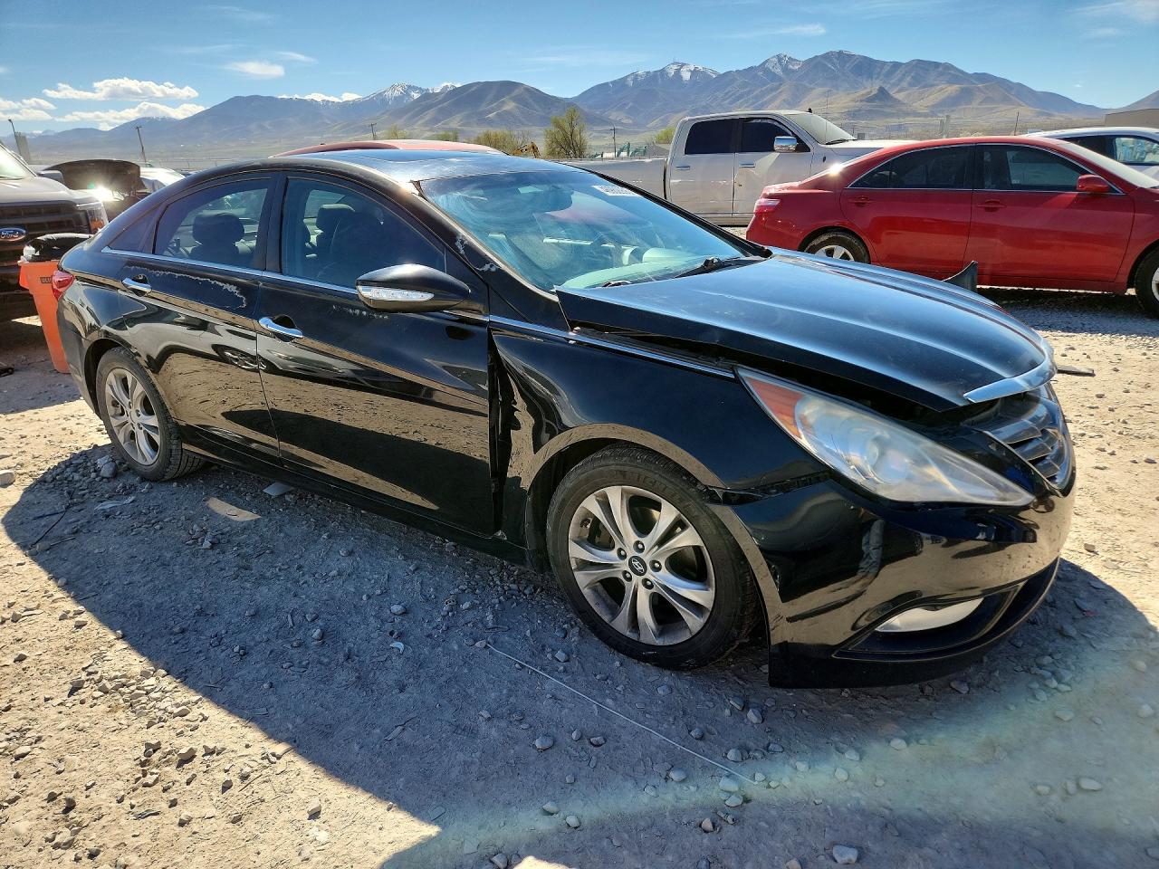 2011 Hyundai Sonata Limited Black vin: 5NPEC4ACXBH036748