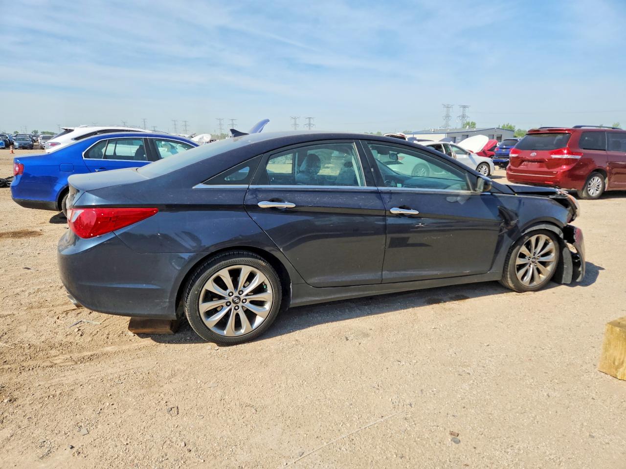 2011 Hyundai Sonata Se Blue vin: 5NPEC4ACXBH054070