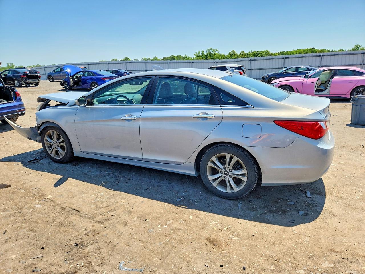 2011 Hyundai Sonata Limited Silver vin: 5NPEC4ACXBH061858