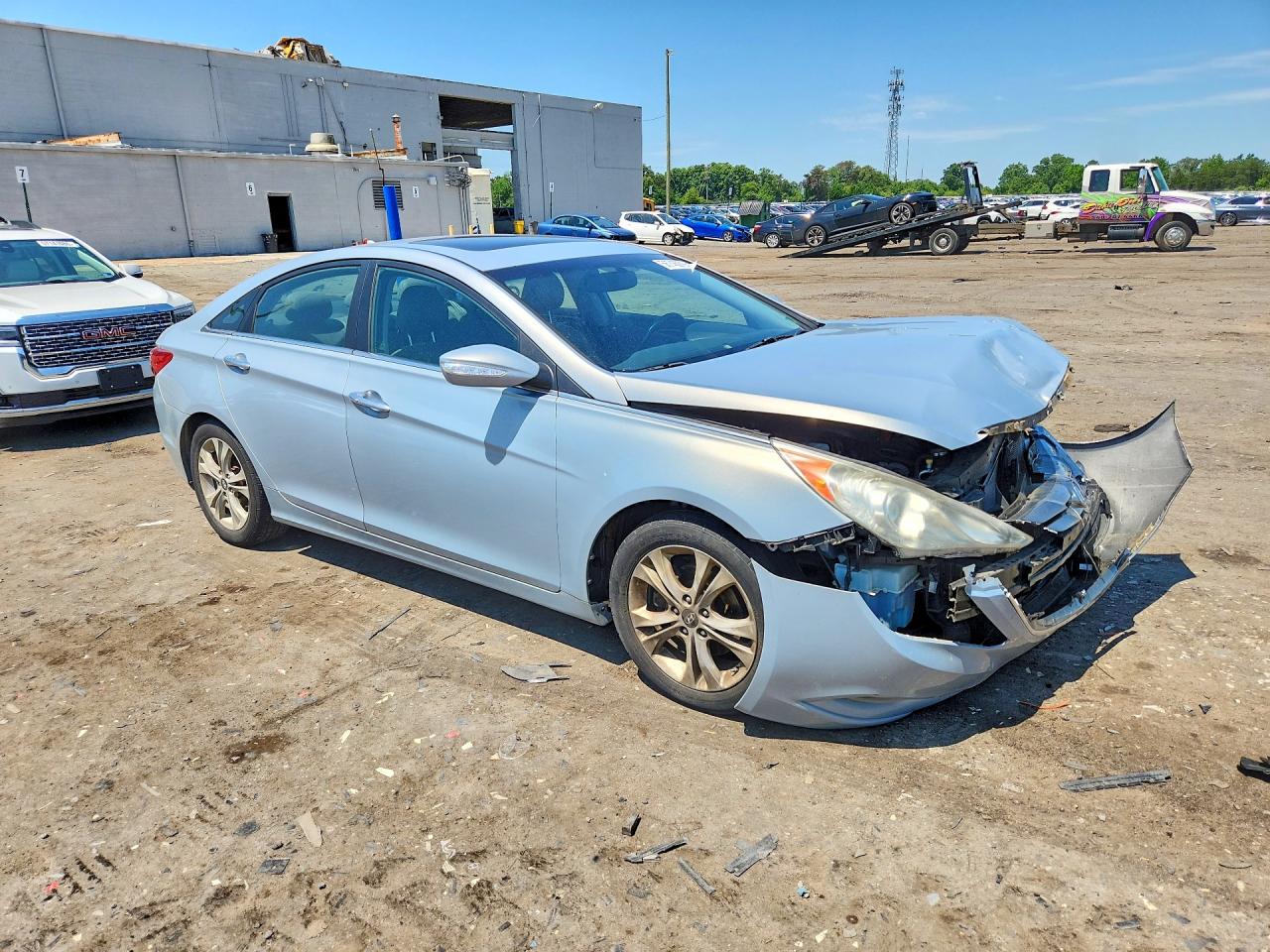 2011 Hyundai Sonata Limited Silver vin: 5NPEC4ACXBH061858
