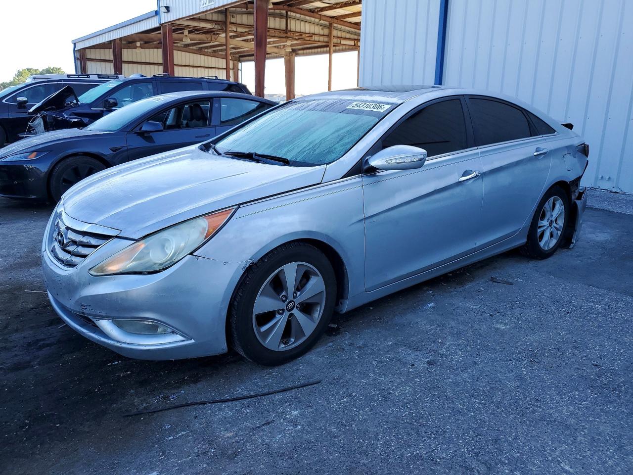 2011 Hyundai Sonata Limited Silver vin: 5NPEC4ACXBH087215