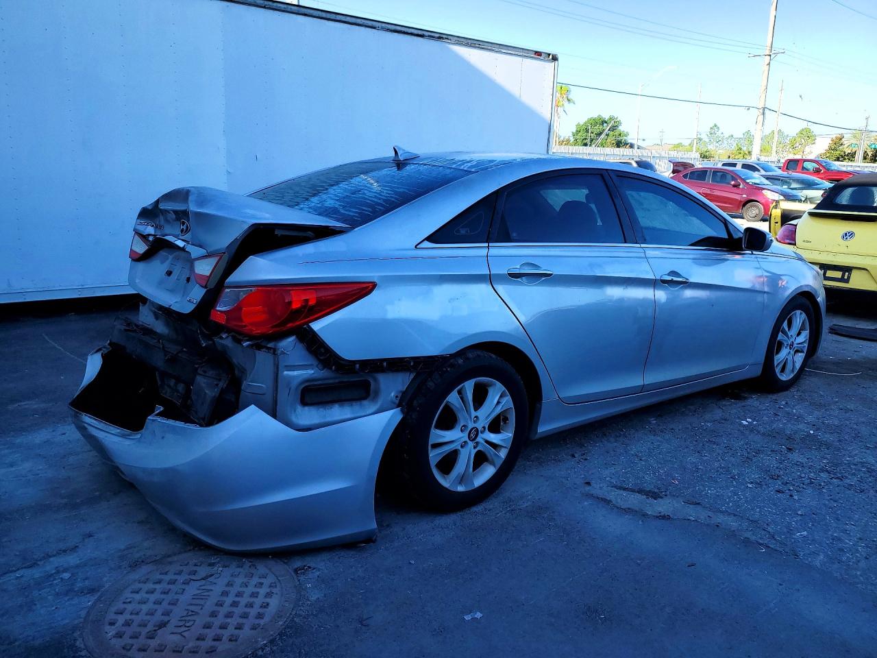 2011 Hyundai Sonata Limited Silver vin: 5NPEC4ACXBH087215