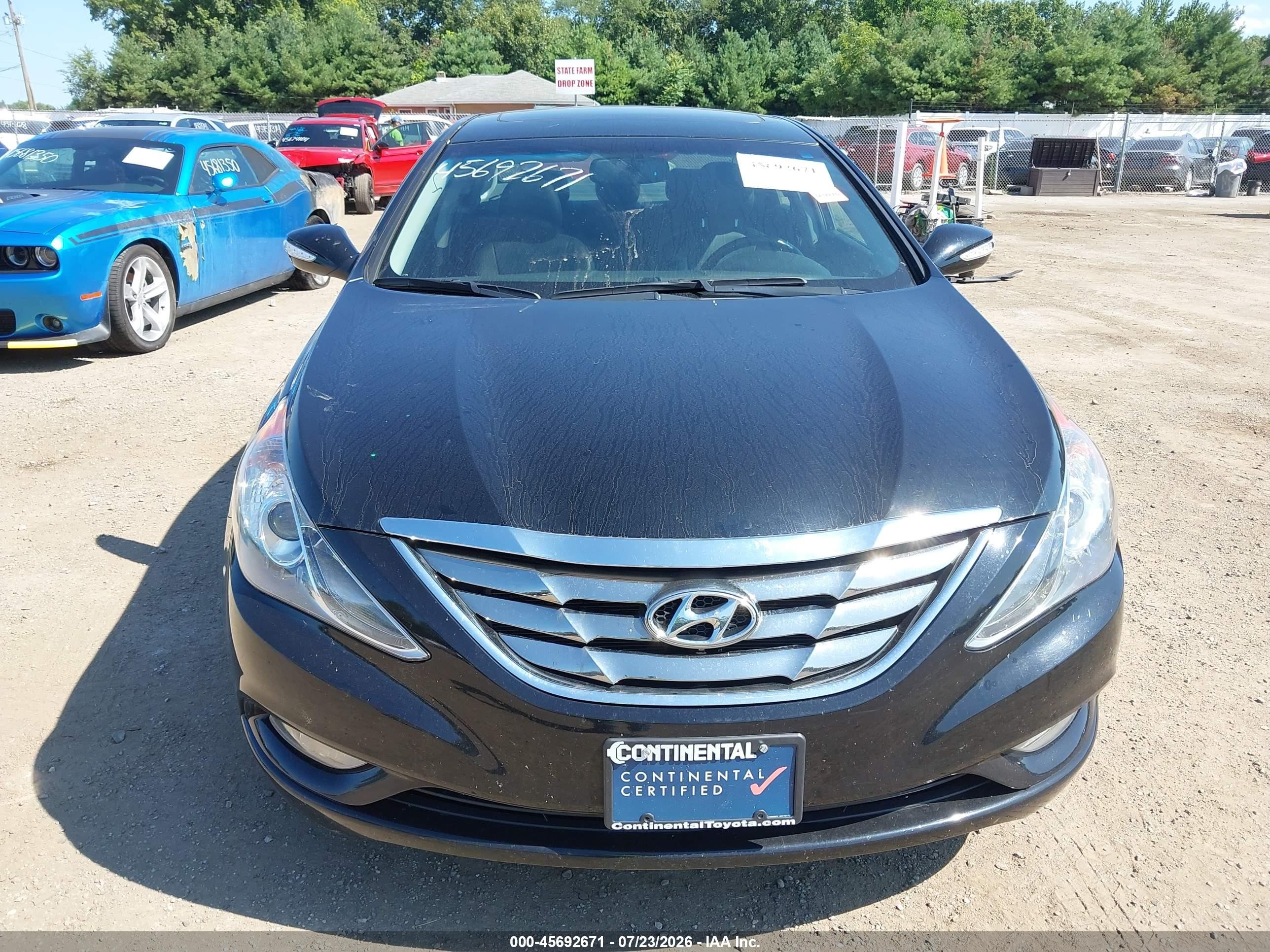 2011 Hyundai Sonata Limited Black vin: 5NPEC4ACXBH091880