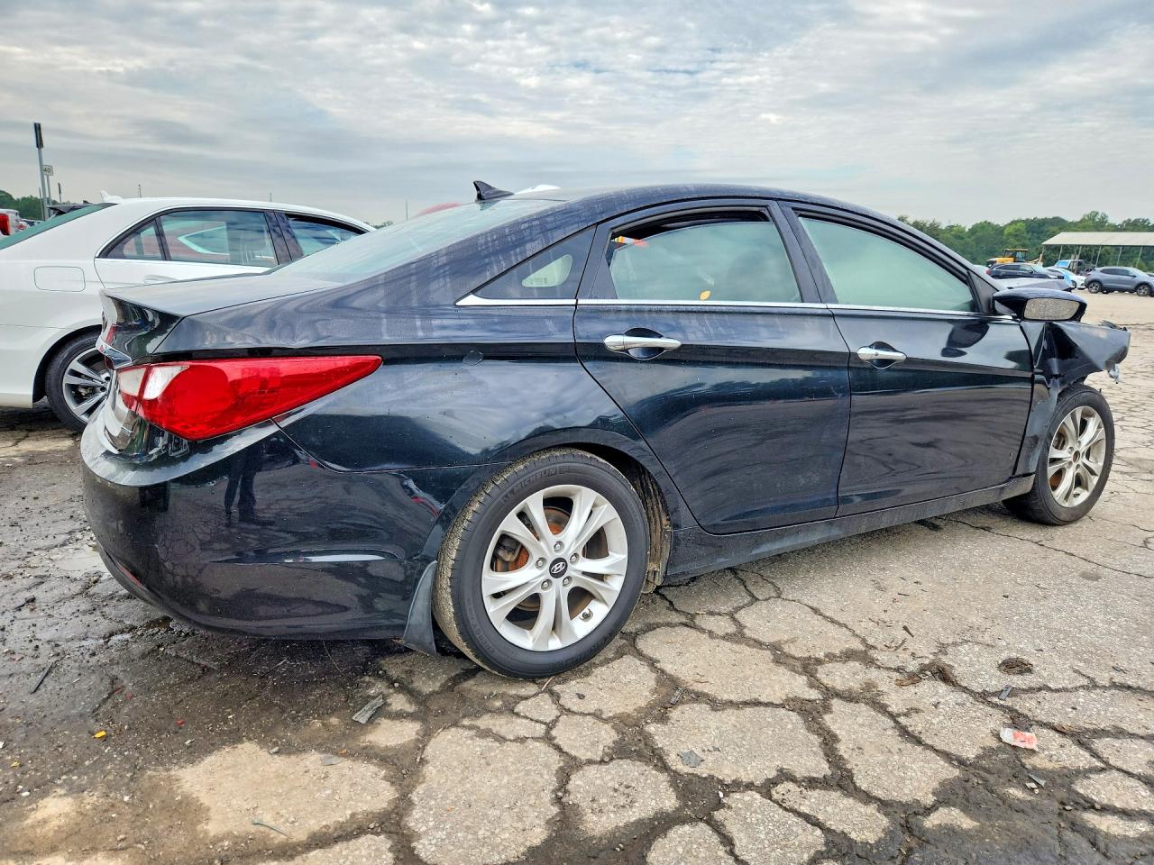 2011 Hyundai Sonata Limited Black vin: 5NPEC4ACXBH100707