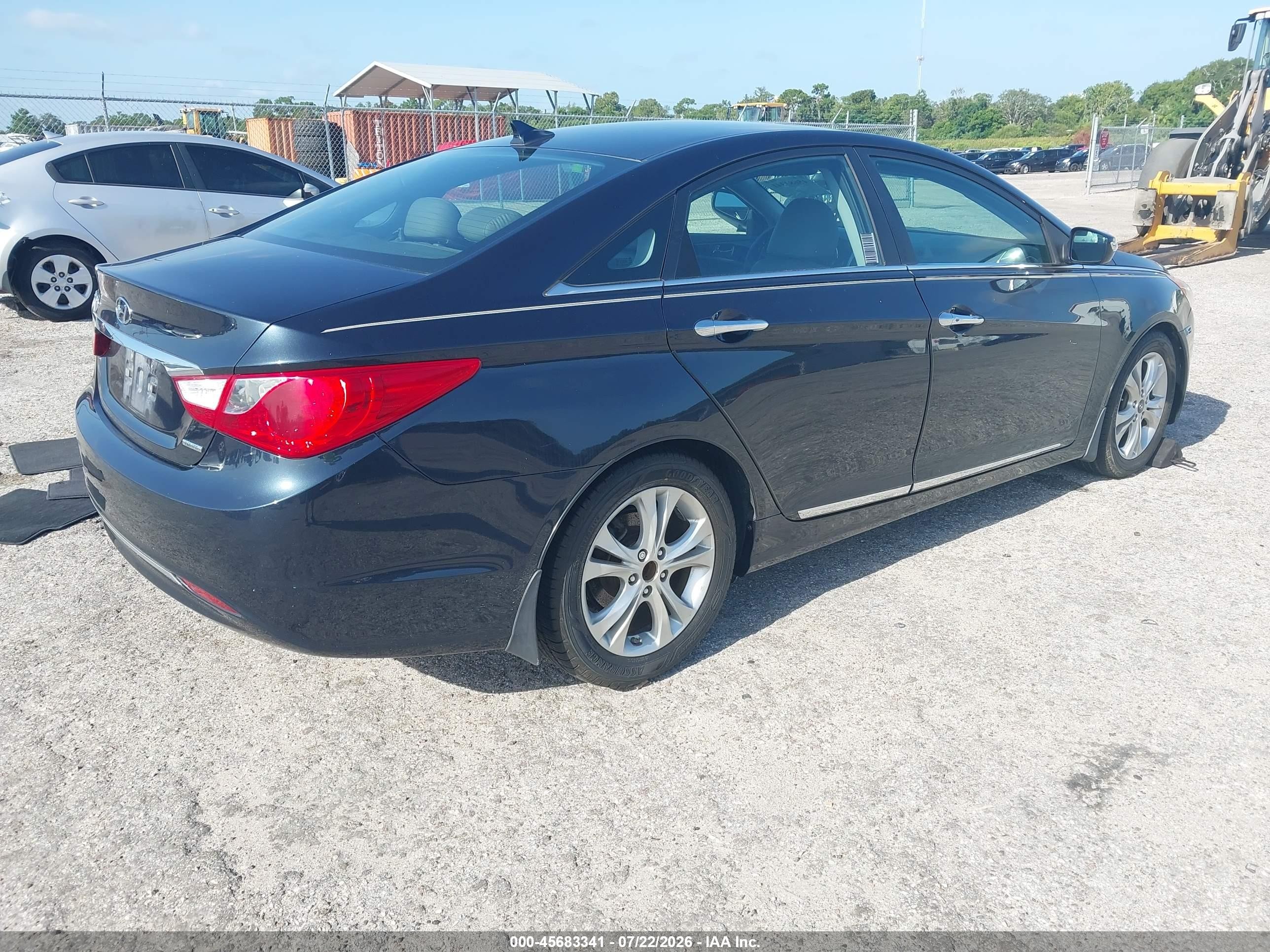 2011 Hyundai Sonata Limited Black vin: 5NPEC4ACXBH128118