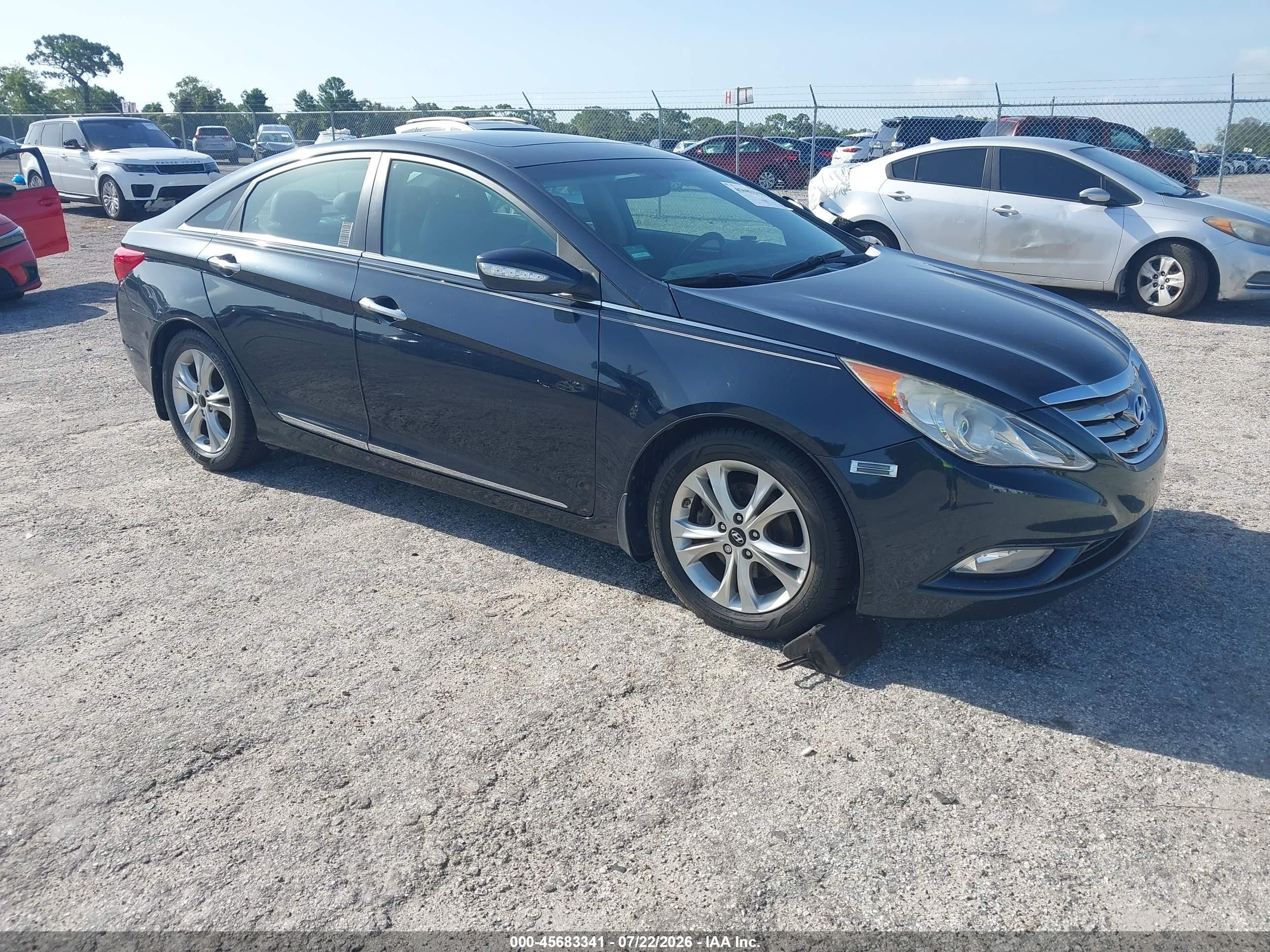2011 Hyundai Sonata Limited Black vin: 5NPEC4ACXBH128118