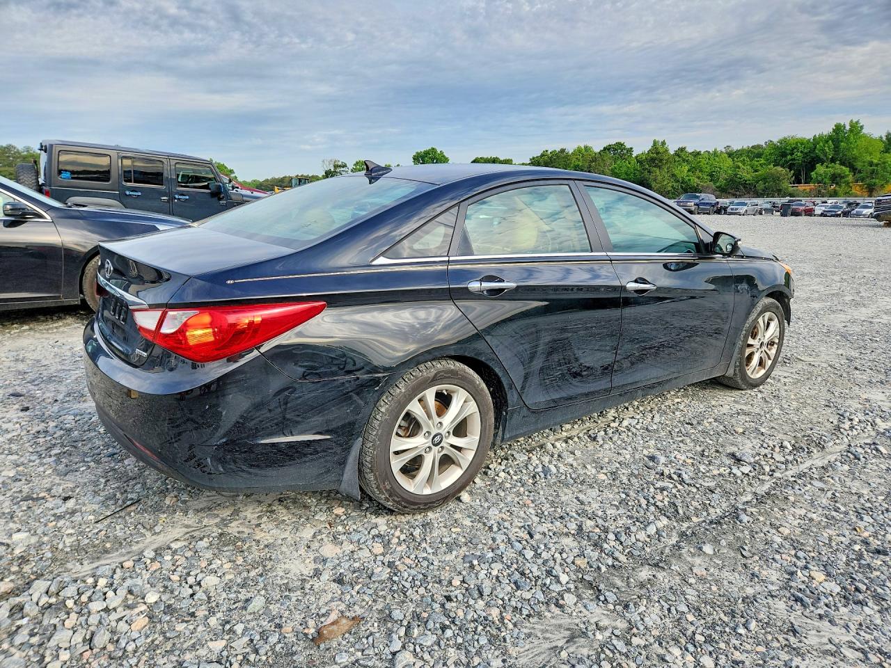 2011 Hyundai Sonata Limited Black vin: 5NPEC4ACXBH134789