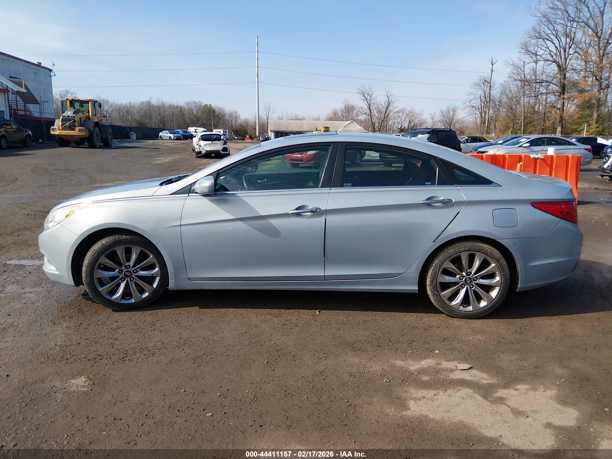2011 Hyundai Sonata Se Light Blue vin: 5NPEC4ACXBH138504