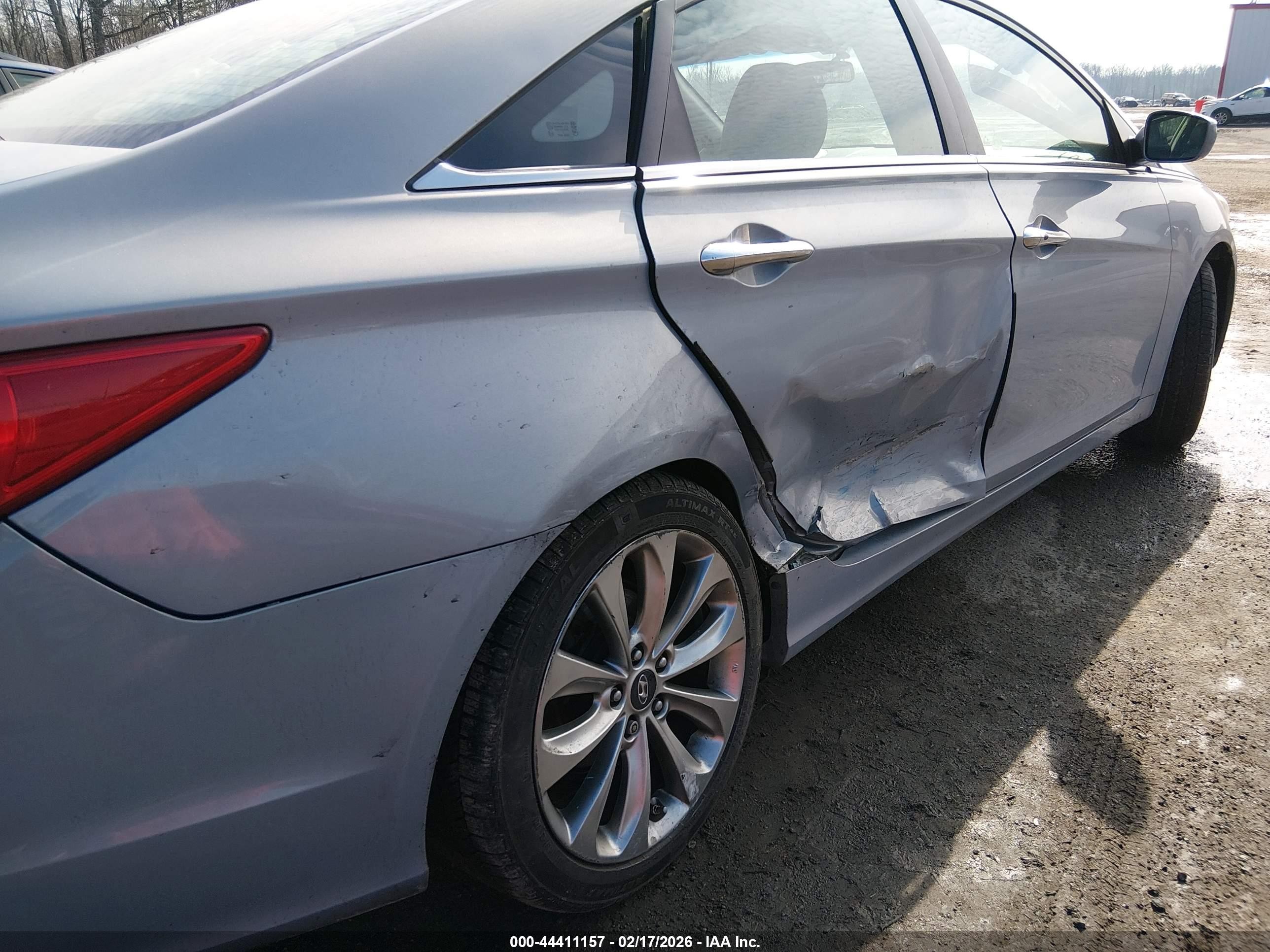 2011 Hyundai Sonata Se Light Blue vin: 5NPEC4ACXBH138504