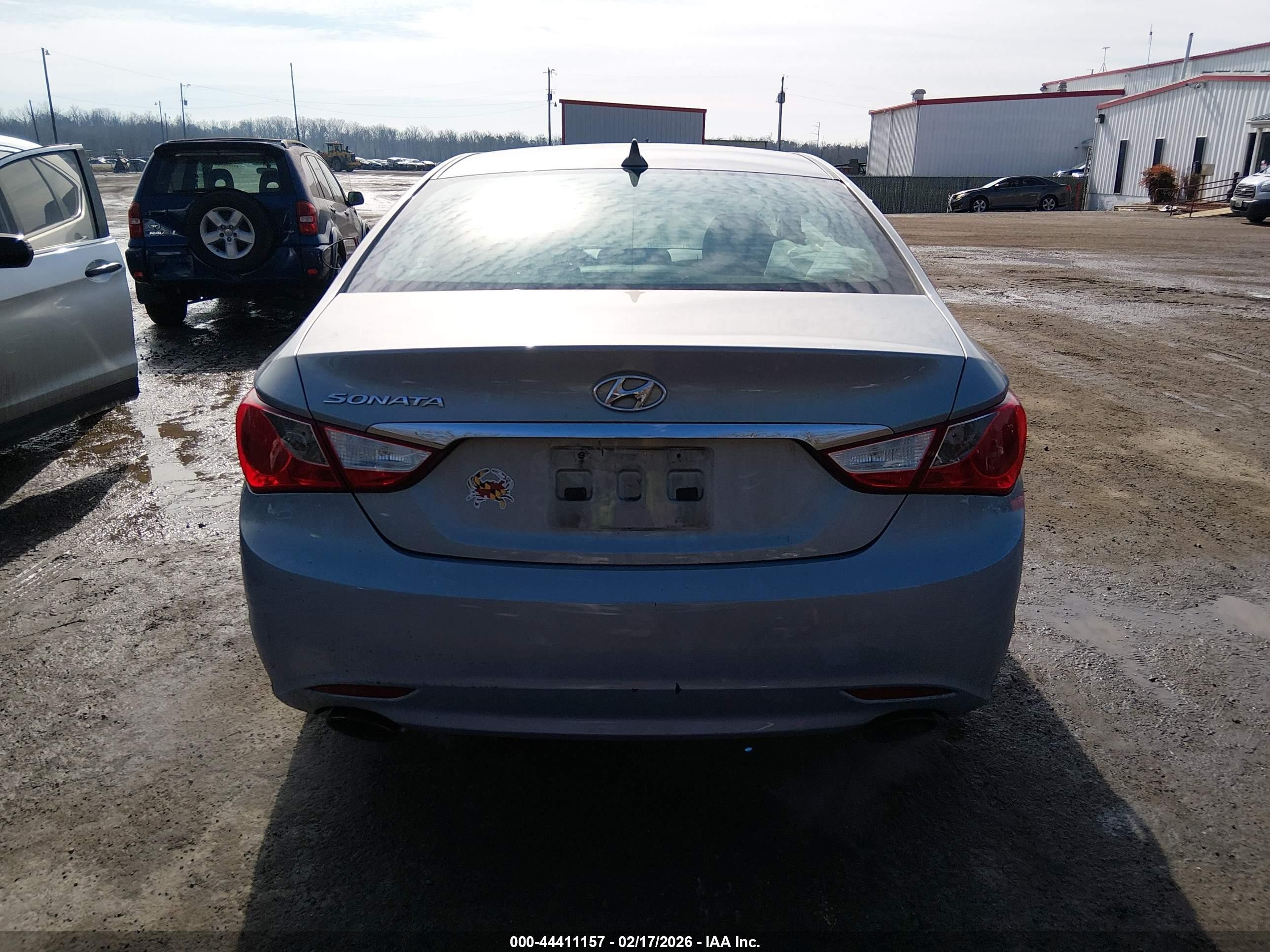 2011 Hyundai Sonata Se Light Blue vin: 5NPEC4ACXBH138504