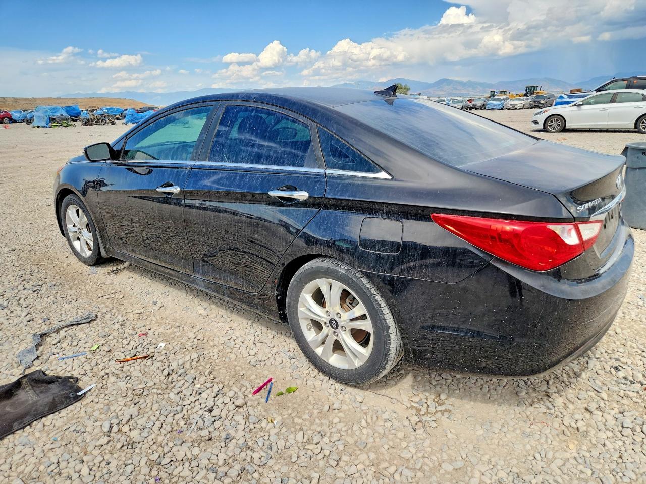 2011 Hyundai Sonata Limited Черный vin: 5NPEC4ACXBH145808