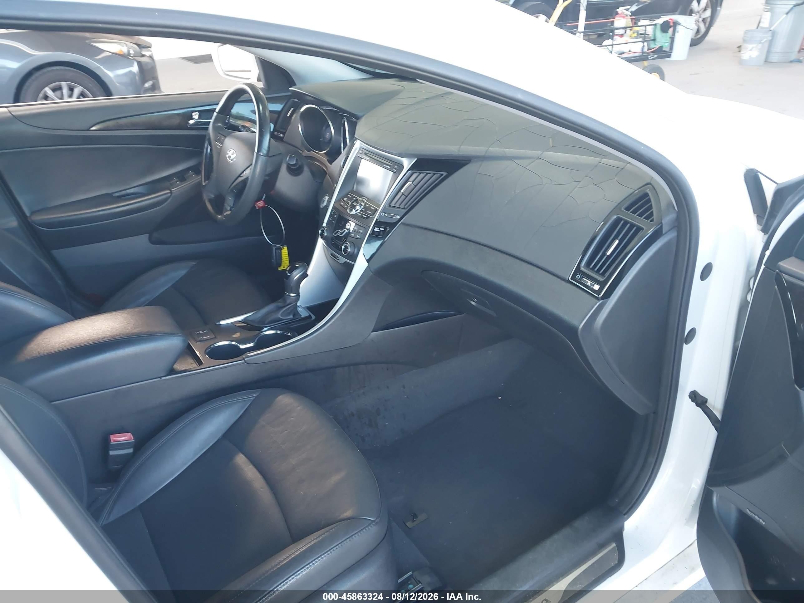 2011 Hyundai Sonata Limited White vin: 5NPEC4ACXBH150846