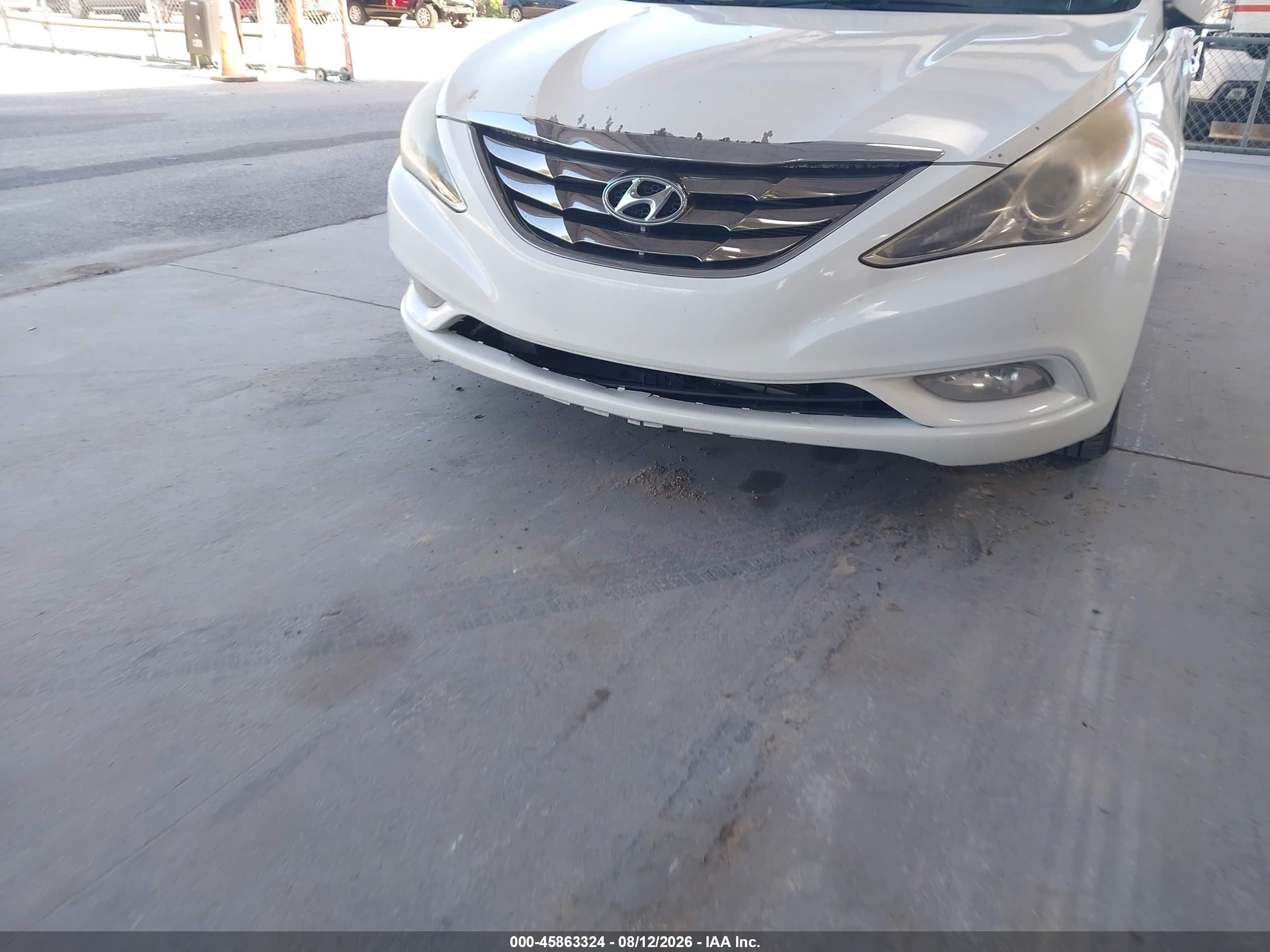 2011 Hyundai Sonata Limited White vin: 5NPEC4ACXBH150846
