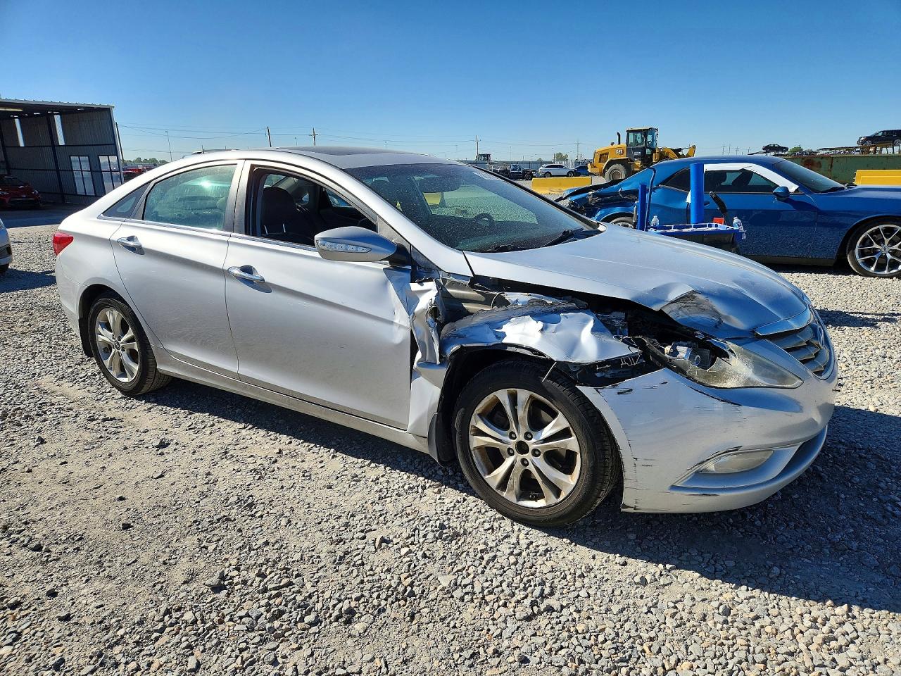 2011 Hyundai Sonata Limited Silver vin: 5NPEC4ACXBH161040