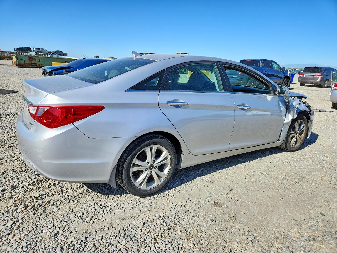 2011 Hyundai Sonata Limited Silver vin: 5NPEC4ACXBH161040