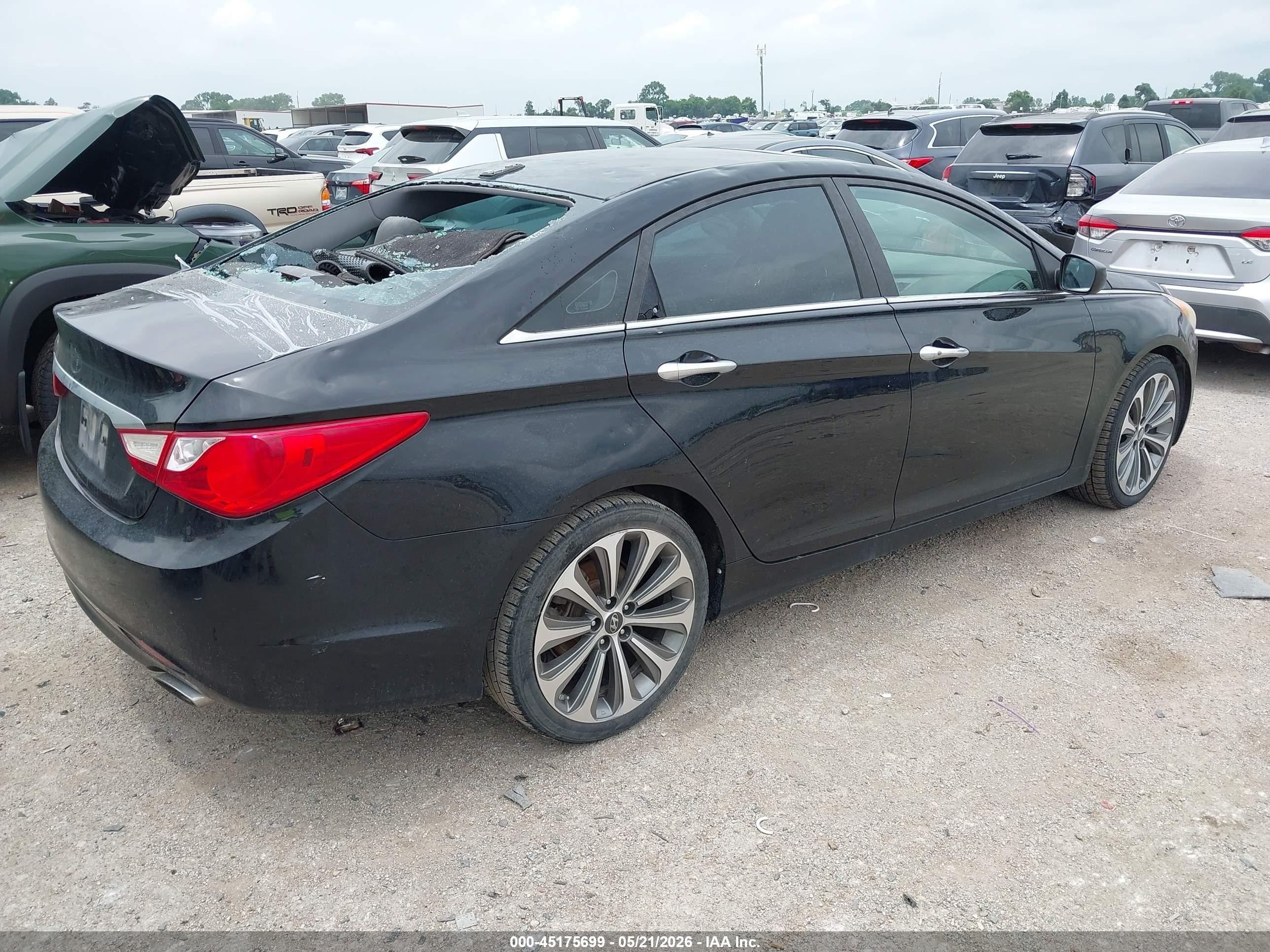 2011 Hyundai Sonata Se Black vin: 5NPEC4ACXBH199643