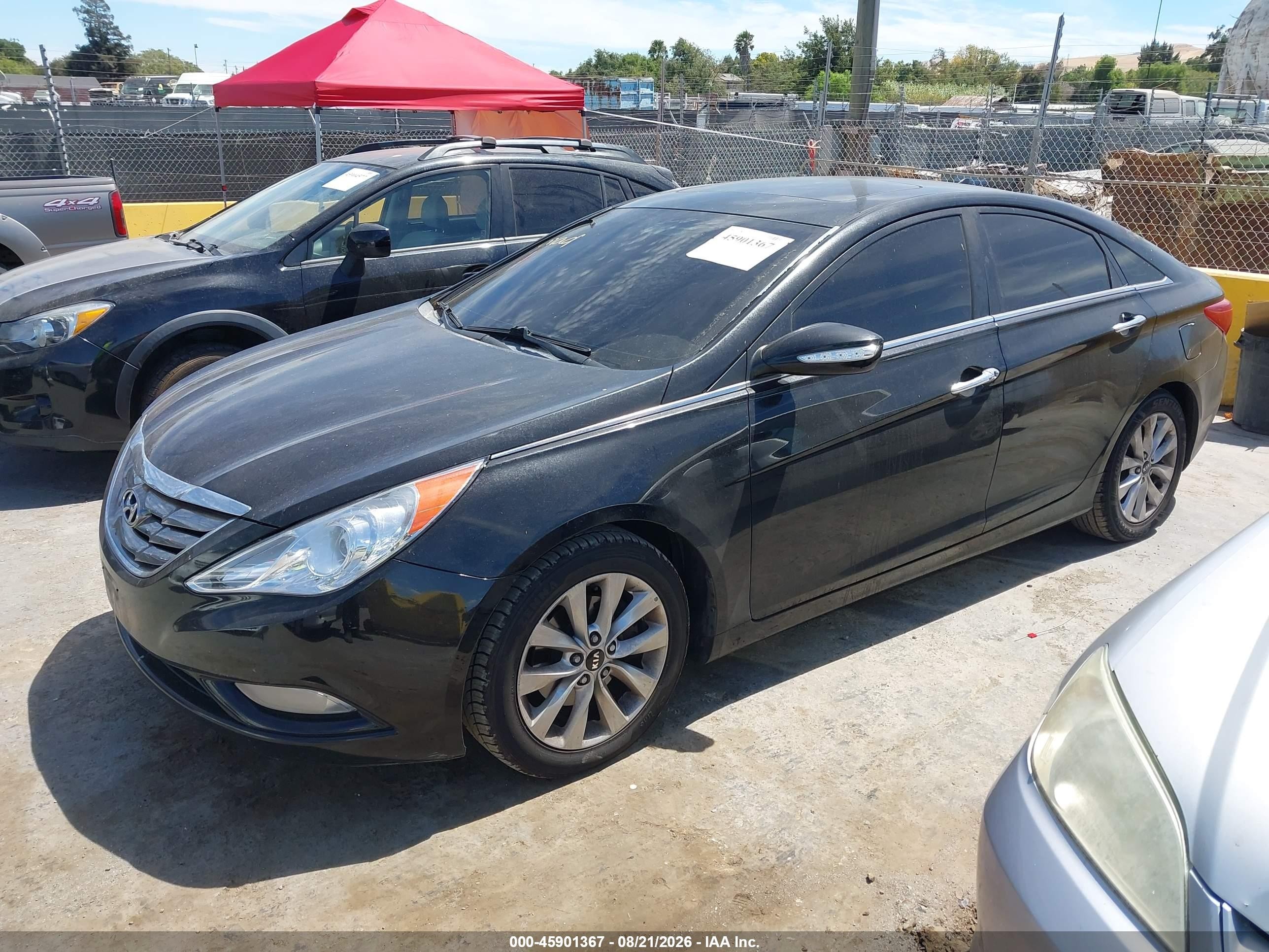 2011 Hyundai Sonata Limited Черный vin: 5NPEC4ACXBH221964