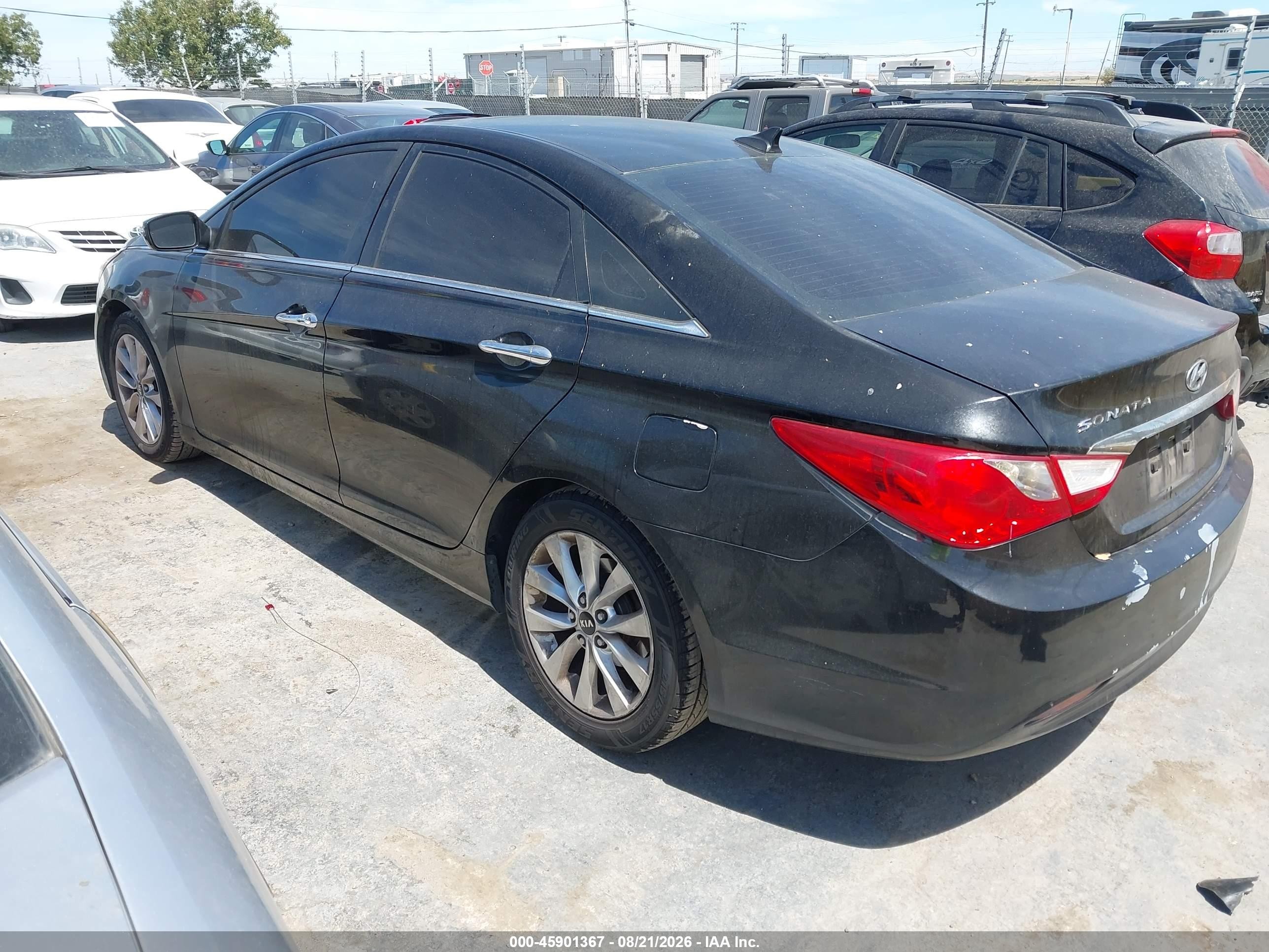 2011 Hyundai Sonata Limited Черный vin: 5NPEC4ACXBH221964