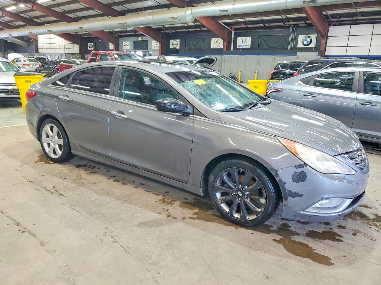 2011 Hyundai Sonata Gray vin: 5NPEC4ACXBH223813