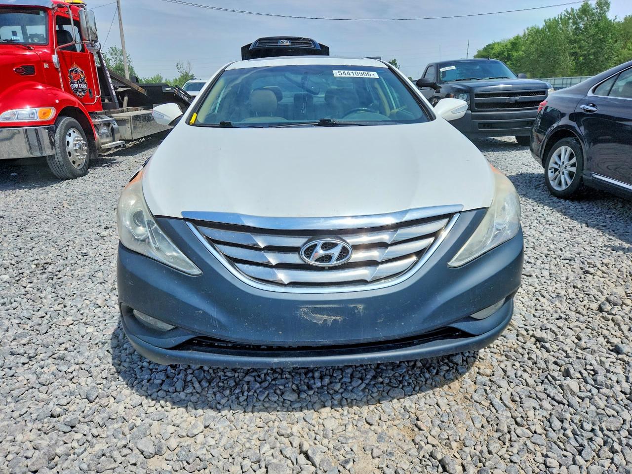 2011 Hyundai Sonata Limited White vin: 5NPEC4ACXBH237128