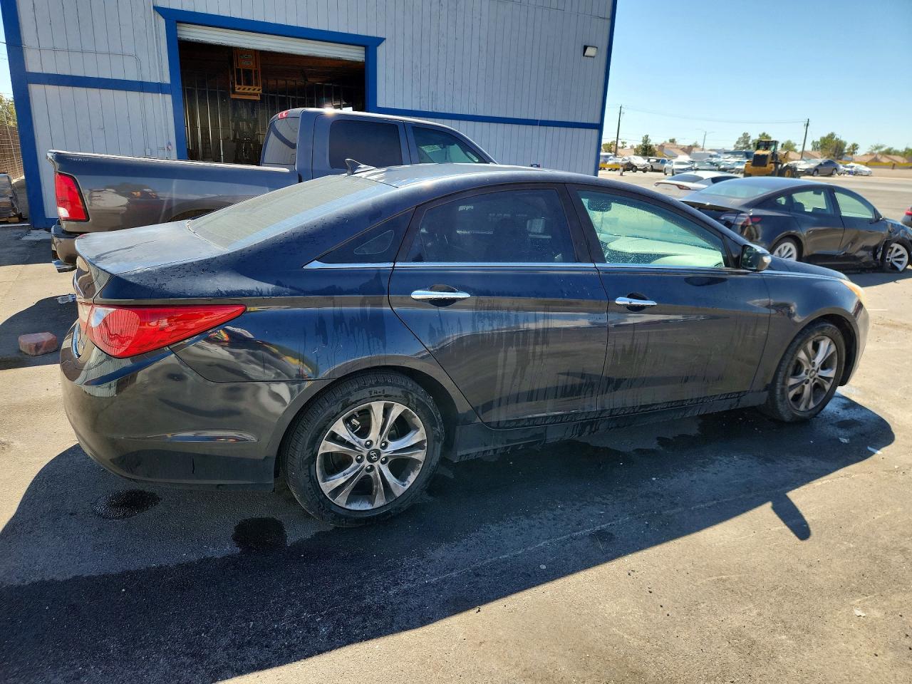 2011 Hyundai Sonata Limited Blue vin: 5NPEC4ACXBH239140
