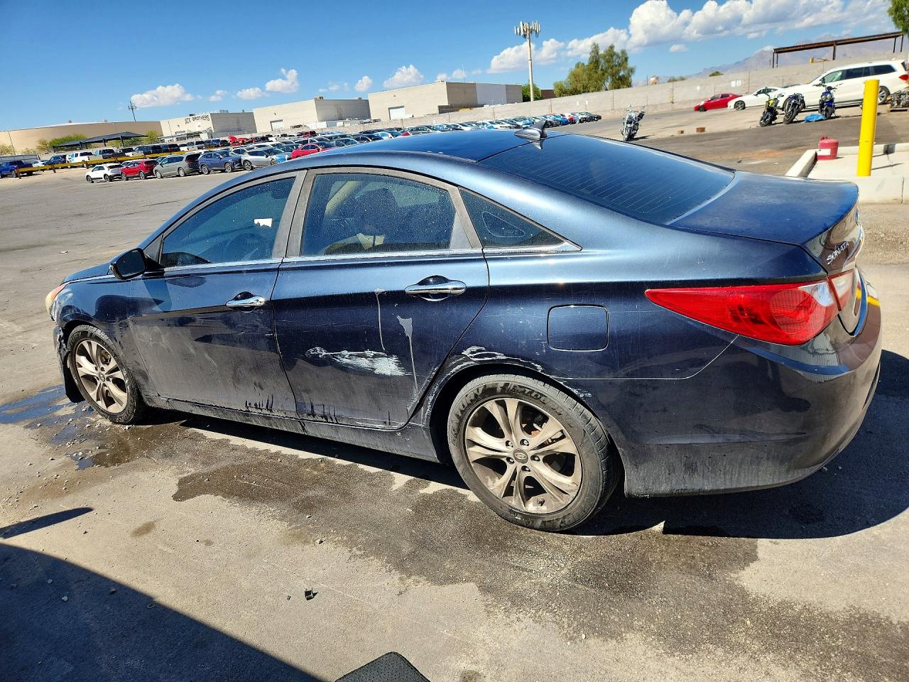 2011 Hyundai Sonata Limited Blue vin: 5NPEC4ACXBH239140