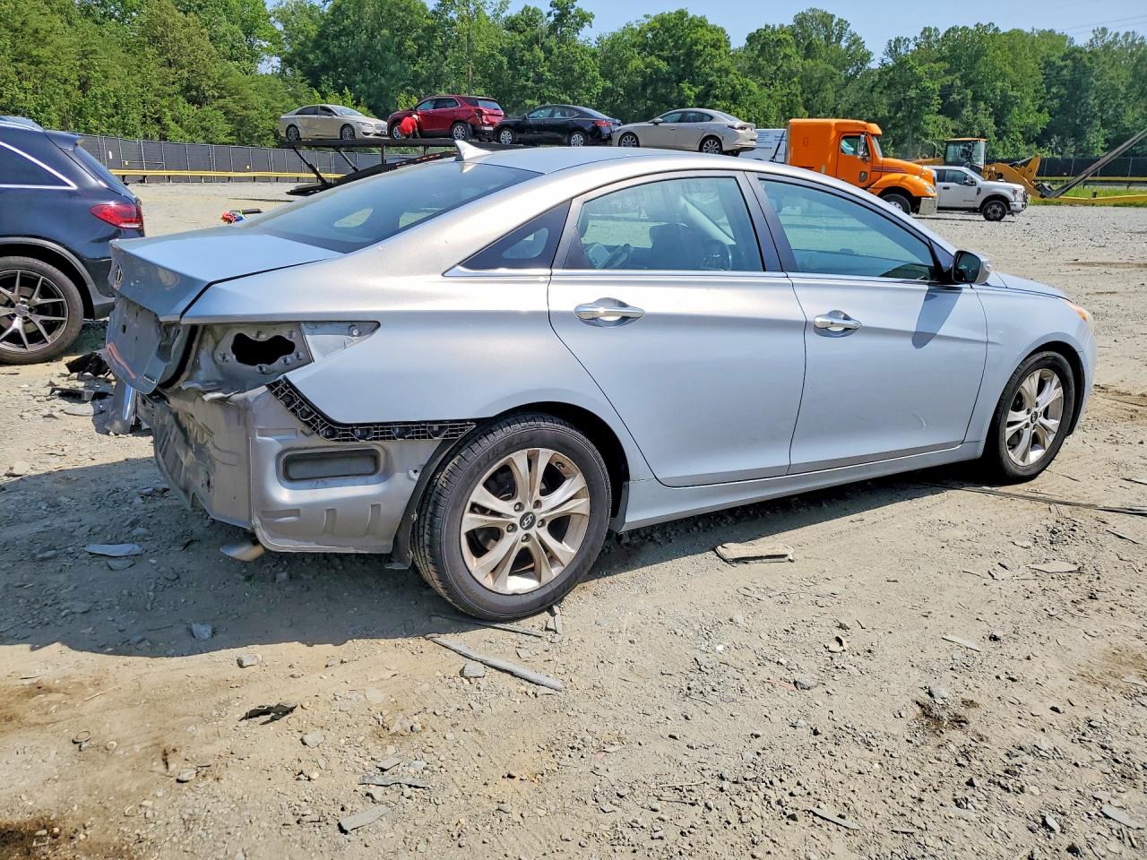 2011 Hyundai Sonata Limited Blue vin: 5NPEC4ACXBH277337