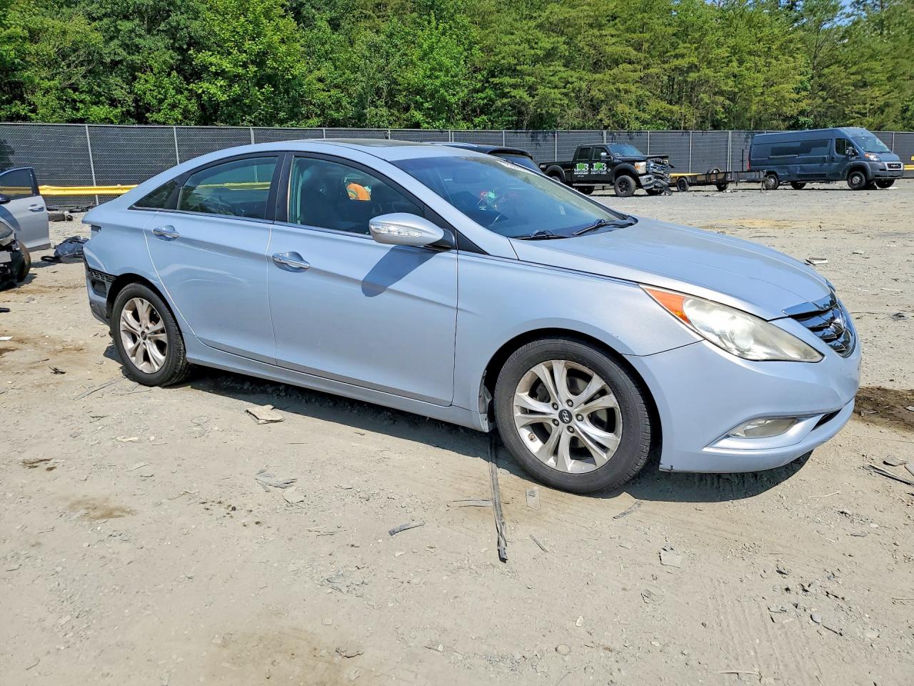 2011 Hyundai Sonata Limited Blue vin: 5NPEC4ACXBH277337