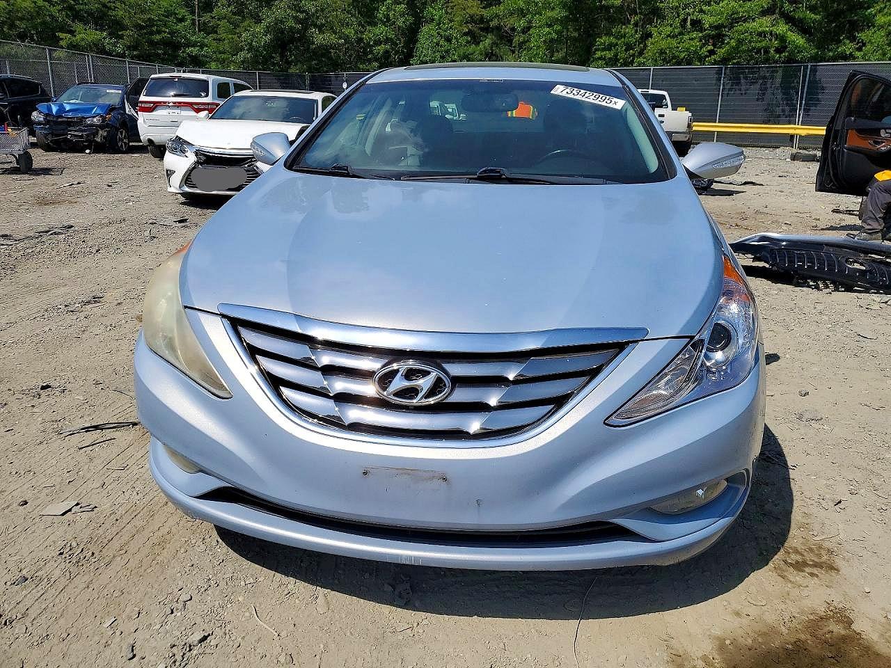 2011 Hyundai Sonata Limited Blue vin: 5NPEC4ACXBH277337